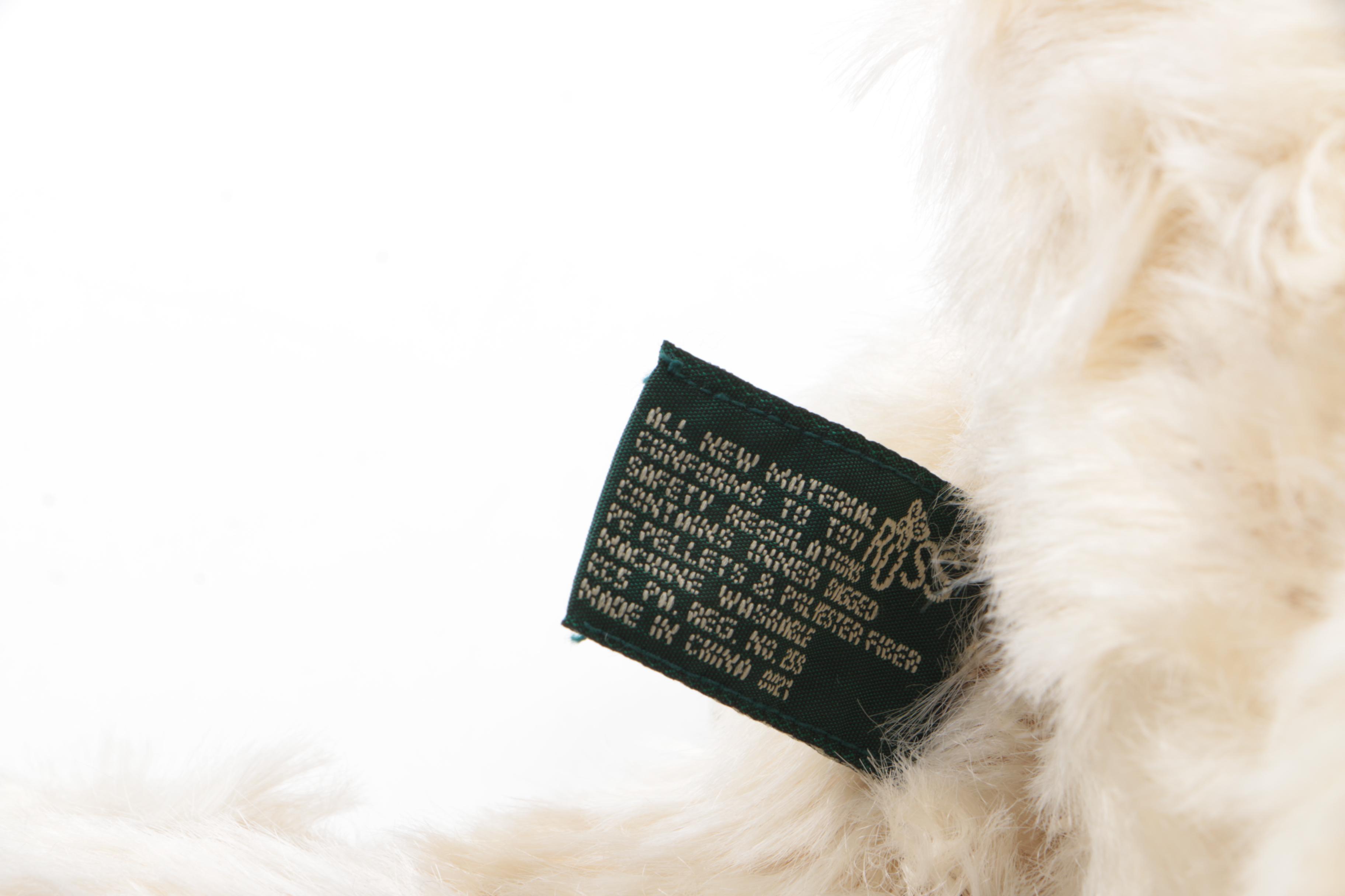 Russ 100th Anniversary Plush Teddy Bears and White Cats