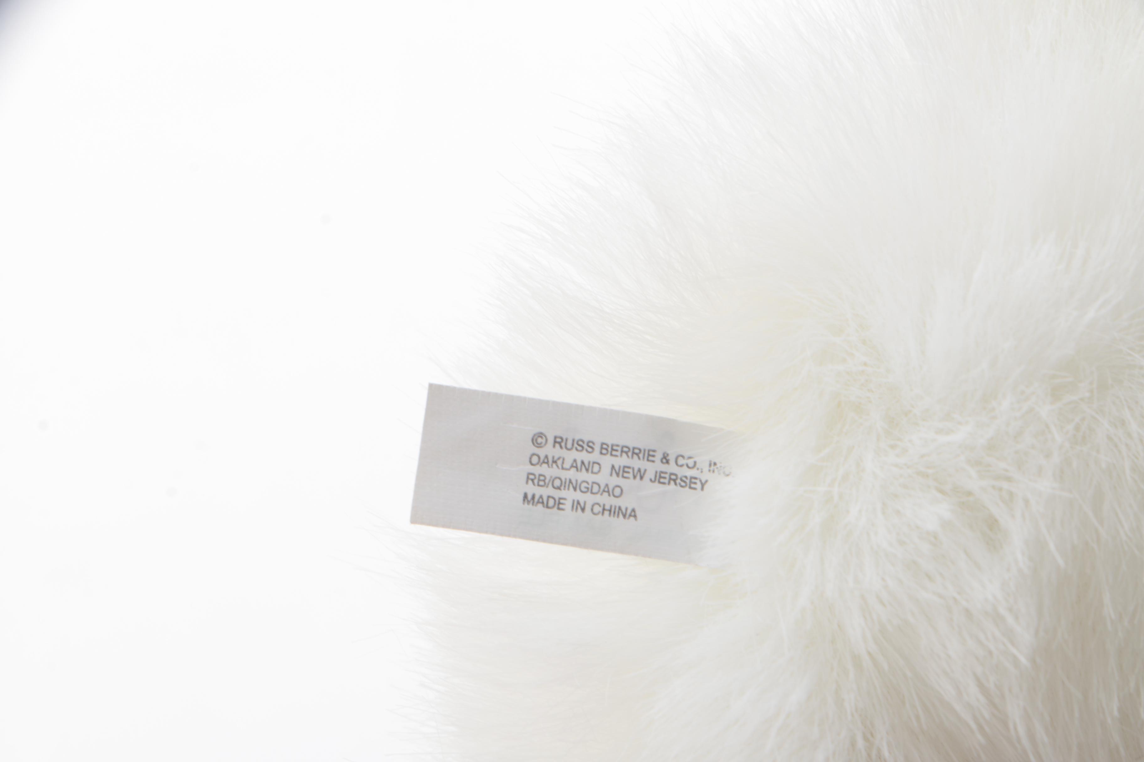 Russ 100th Anniversary Plush Teddy Bears and White Cats