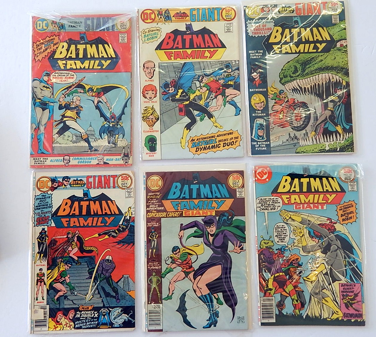 Collection of Batman Comic Books with 1970s