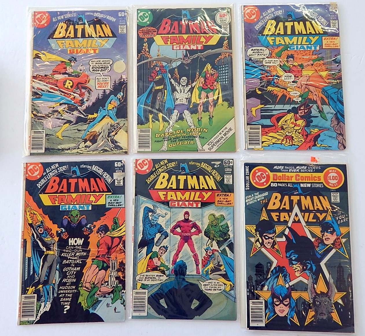 Collection of Batman Comic Books with 1970s