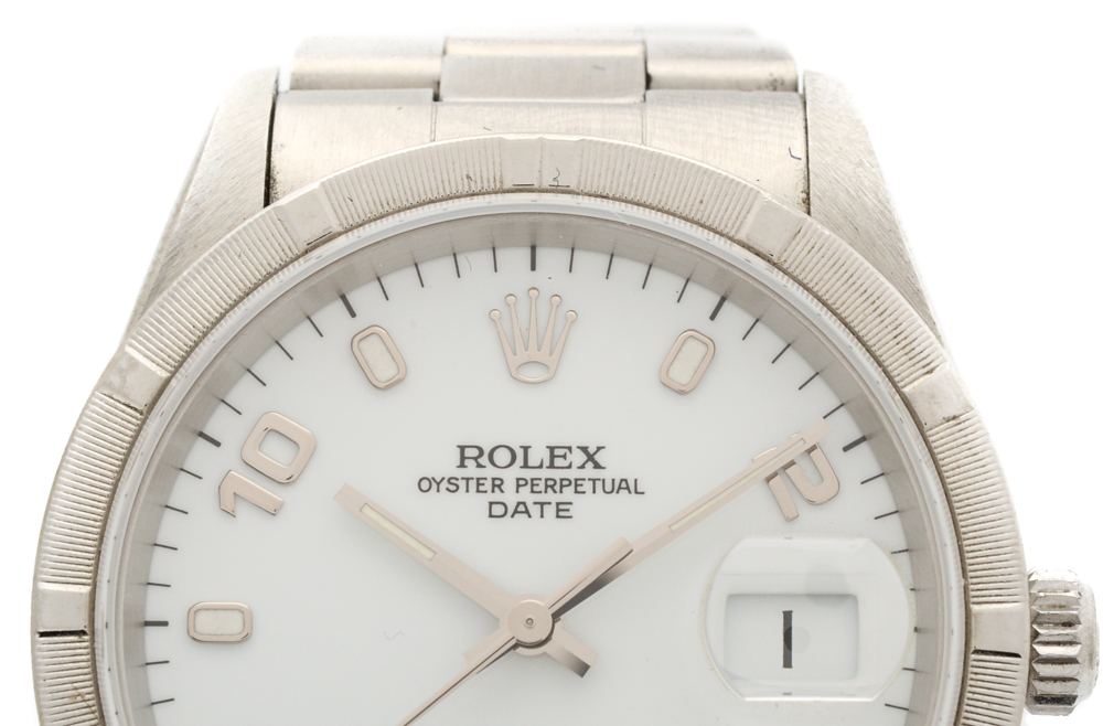 Rolex Stainless Steel Oyster Perpetual Date Watch