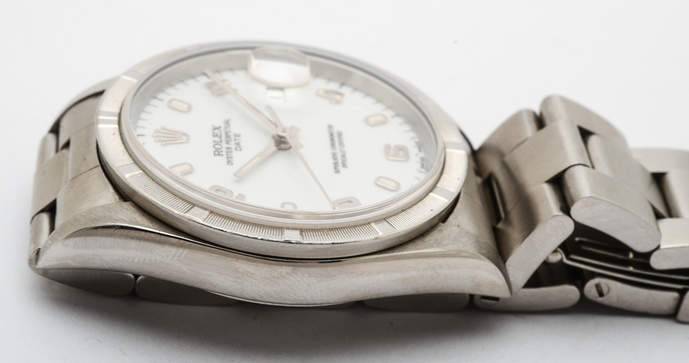 Rolex Stainless Steel Oyster Perpetual Date Watch