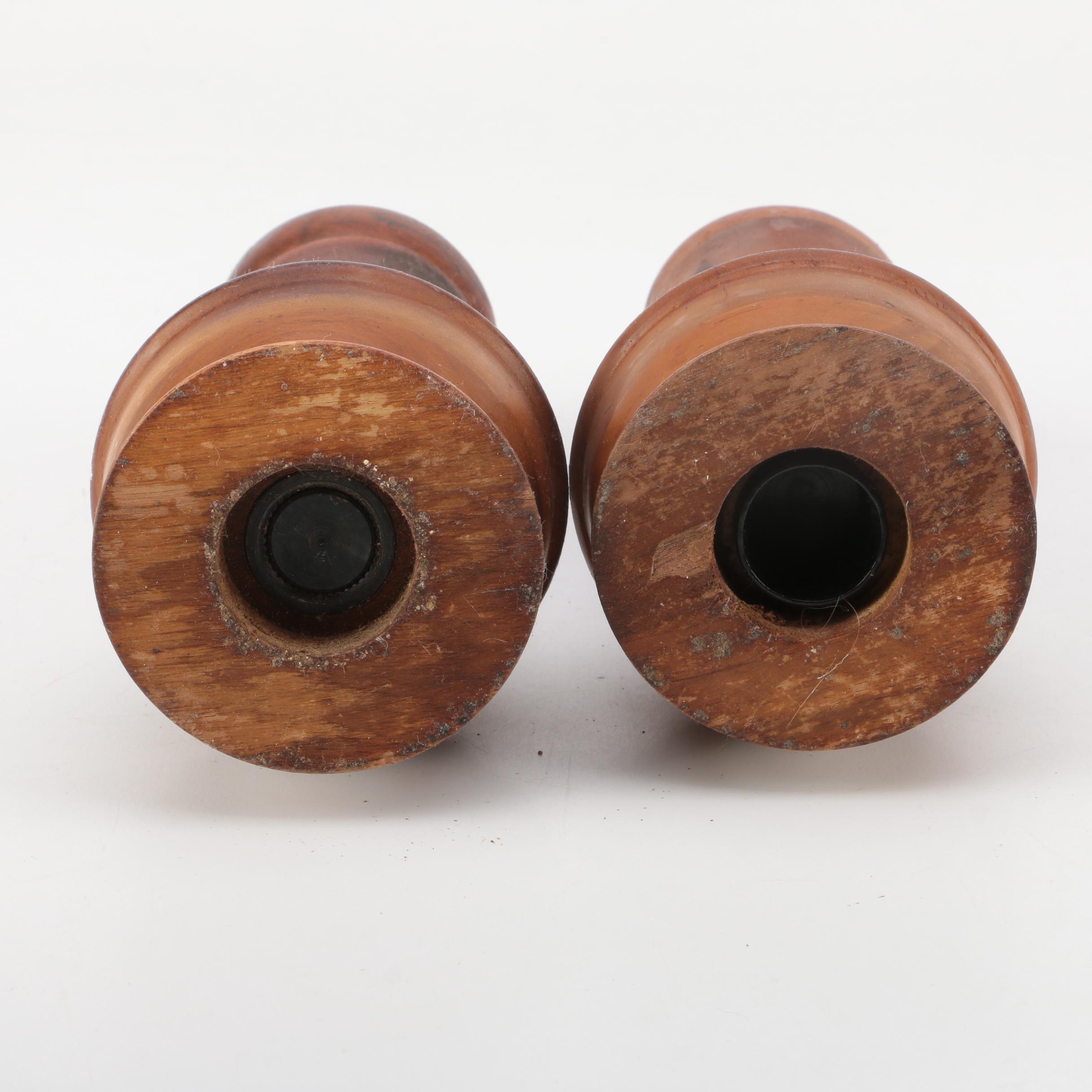 Wooden Bowls and Condiment Shakers