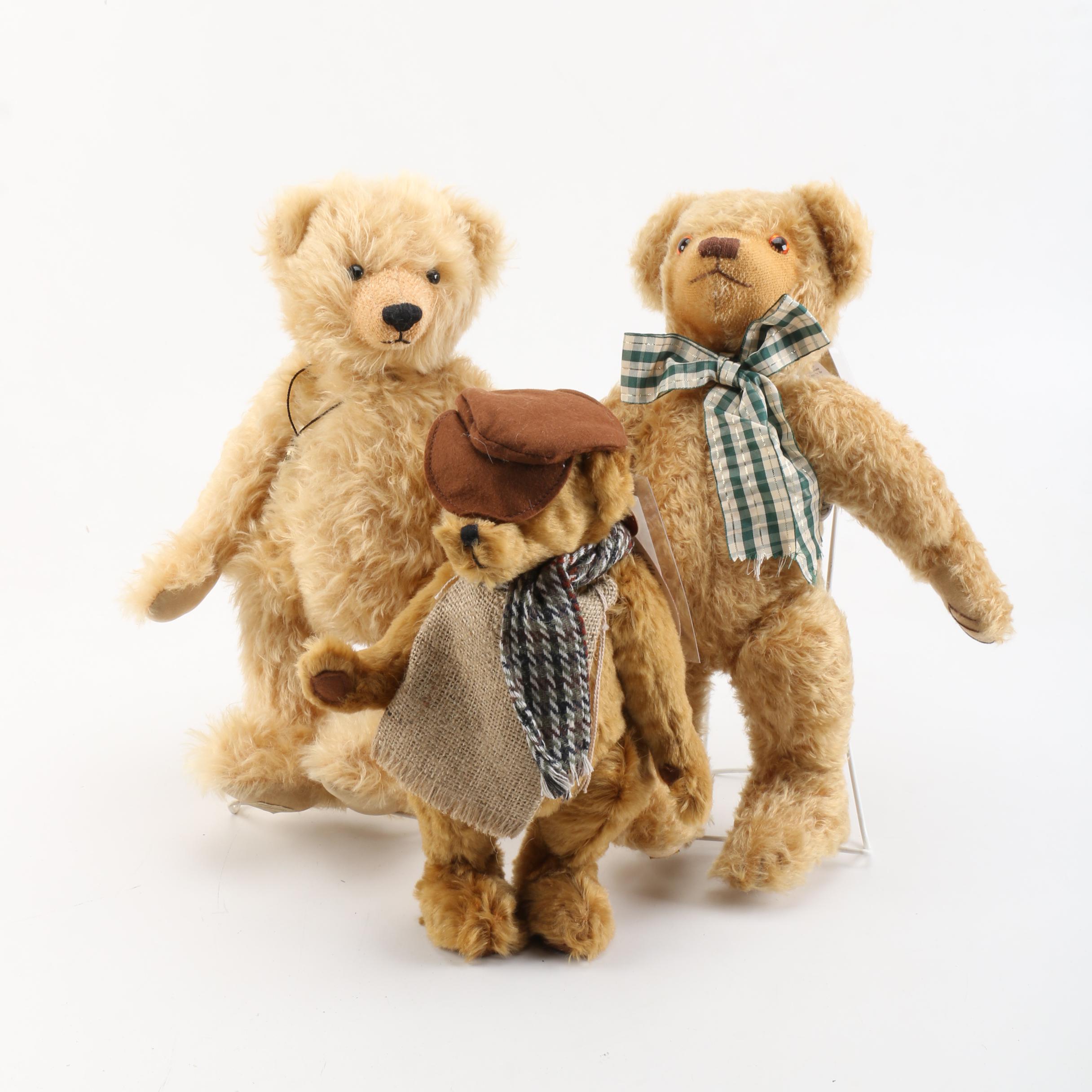 Merrythought Limited Edition Stuffed Bears