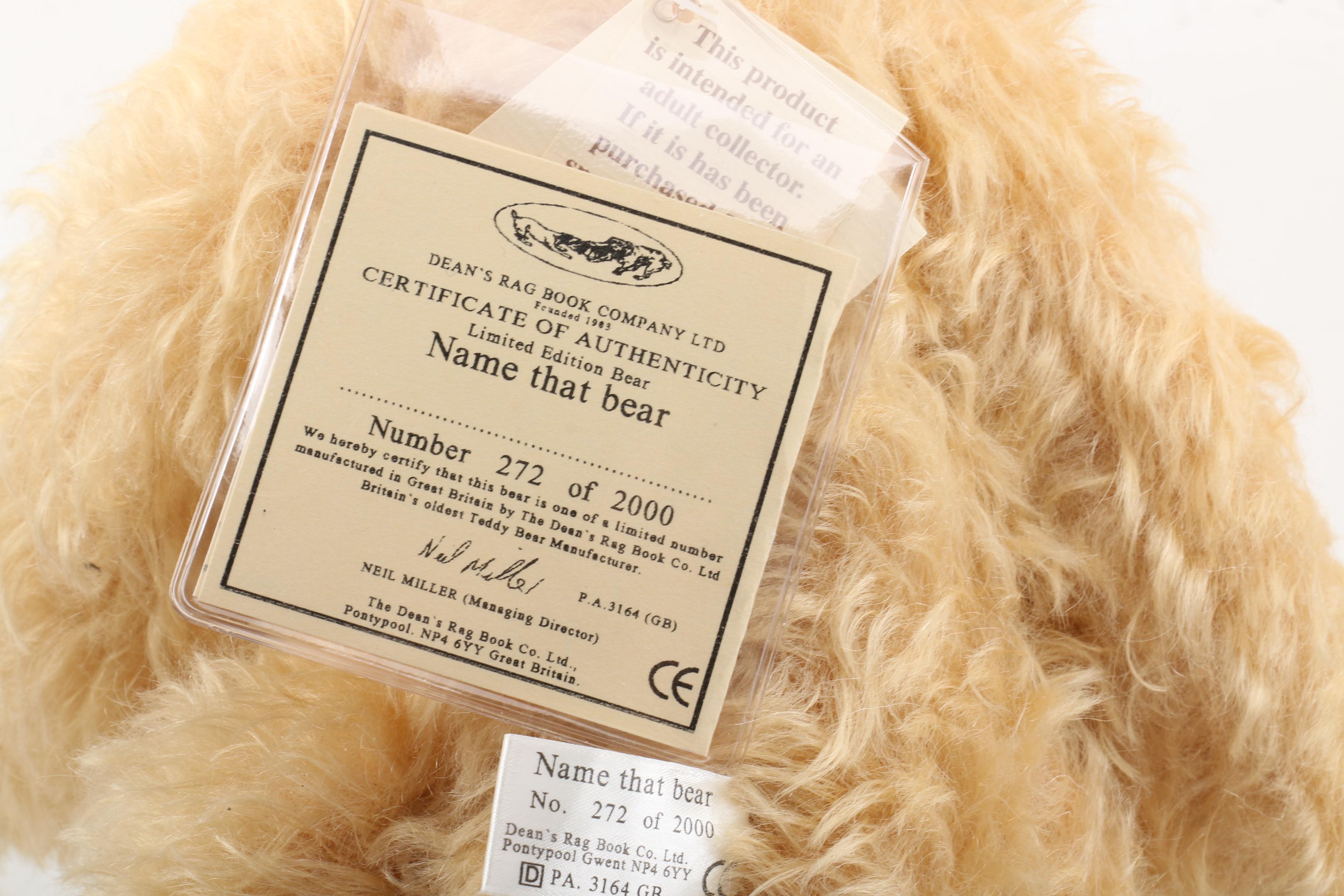 Merrythought Limited Edition Stuffed Bears