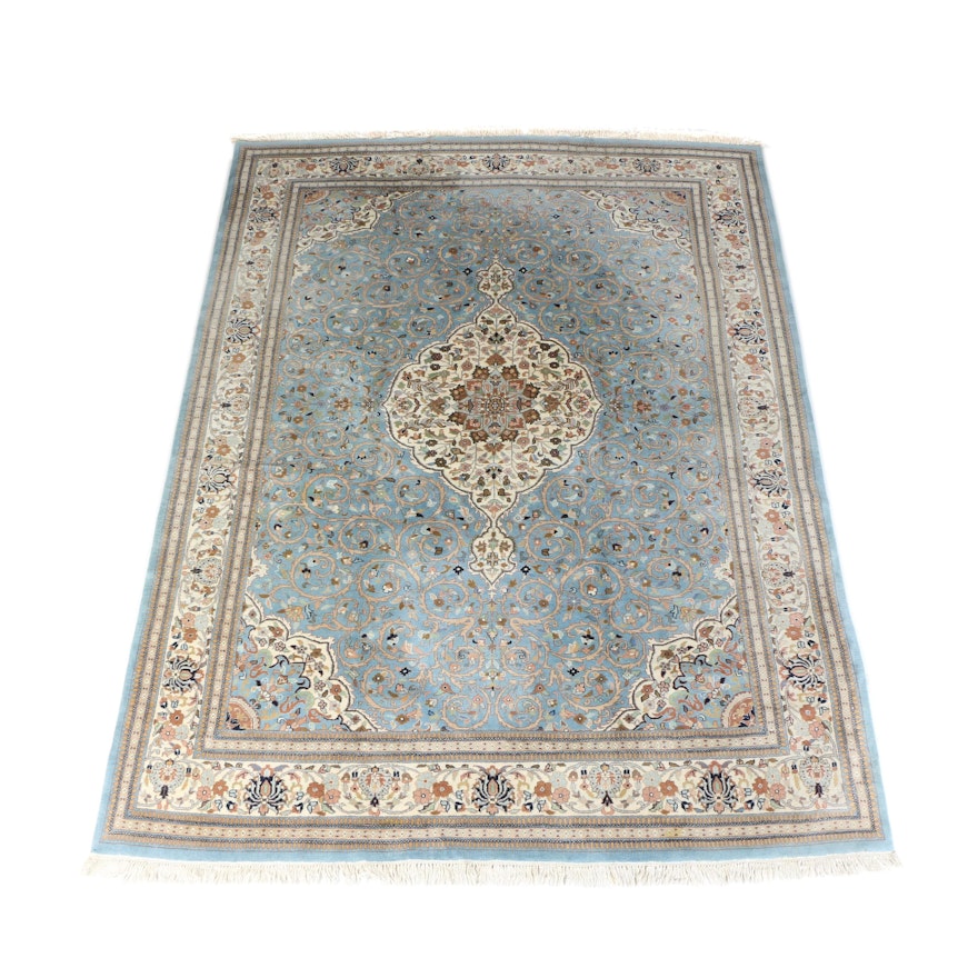 Hand-Knotted Sino-Persian Wool Area Rug