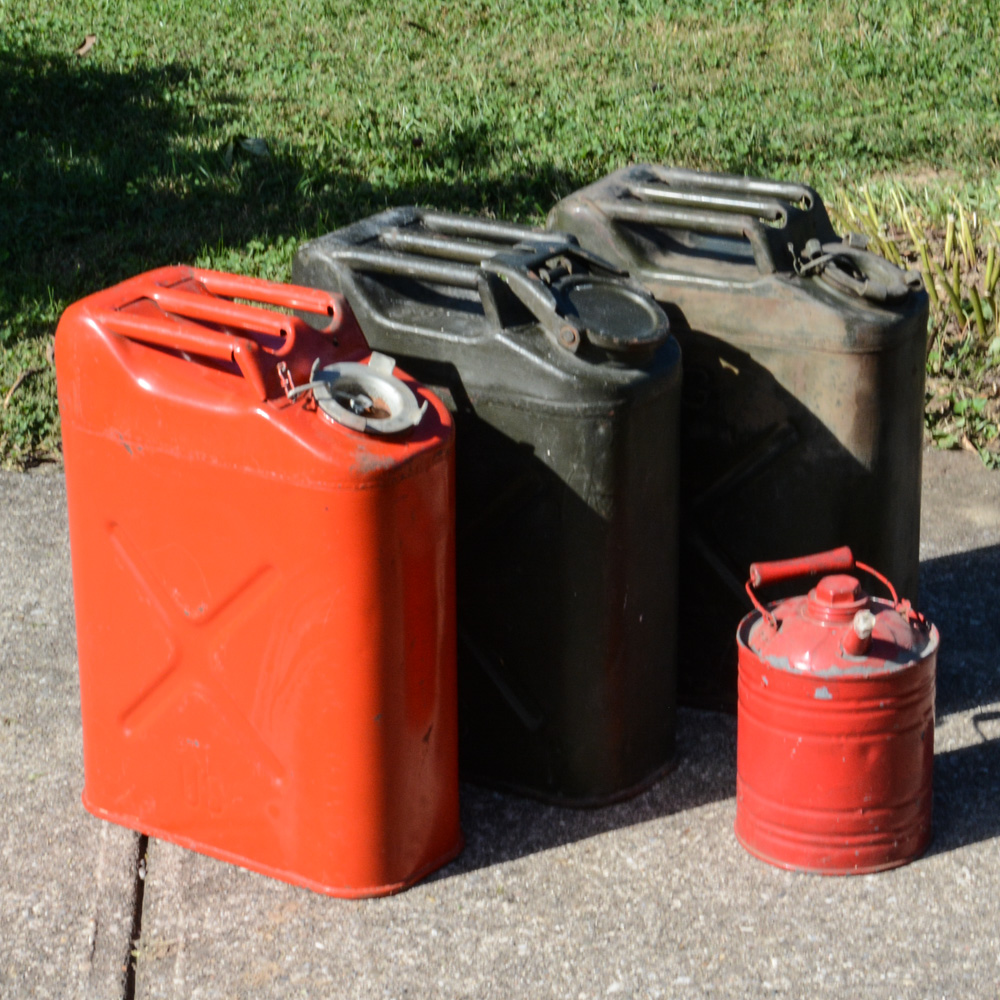 Vintage Military Jerry Cans