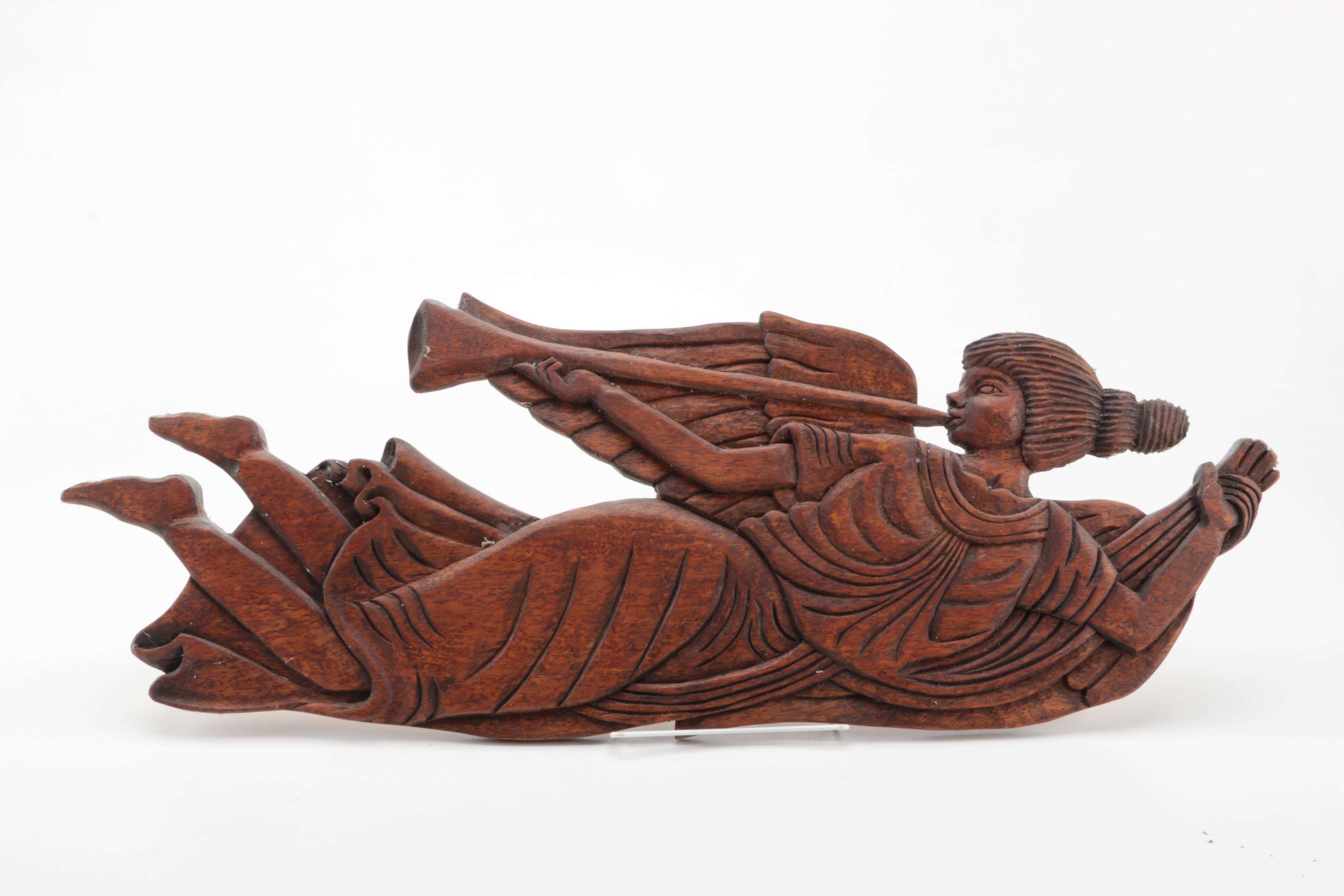 Wood Angel Wall Hangings