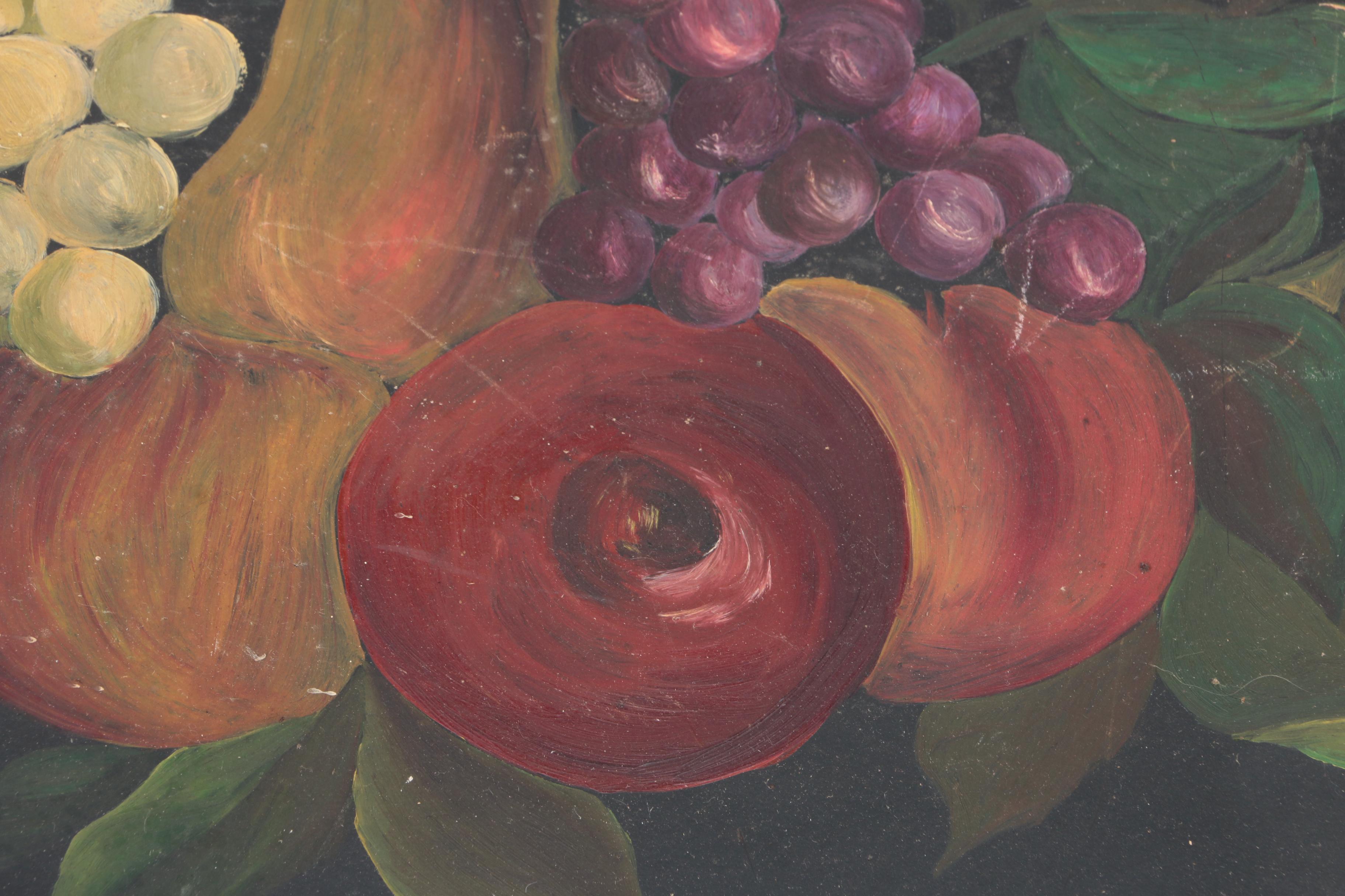 Vintage Hand Painted Tole Tray