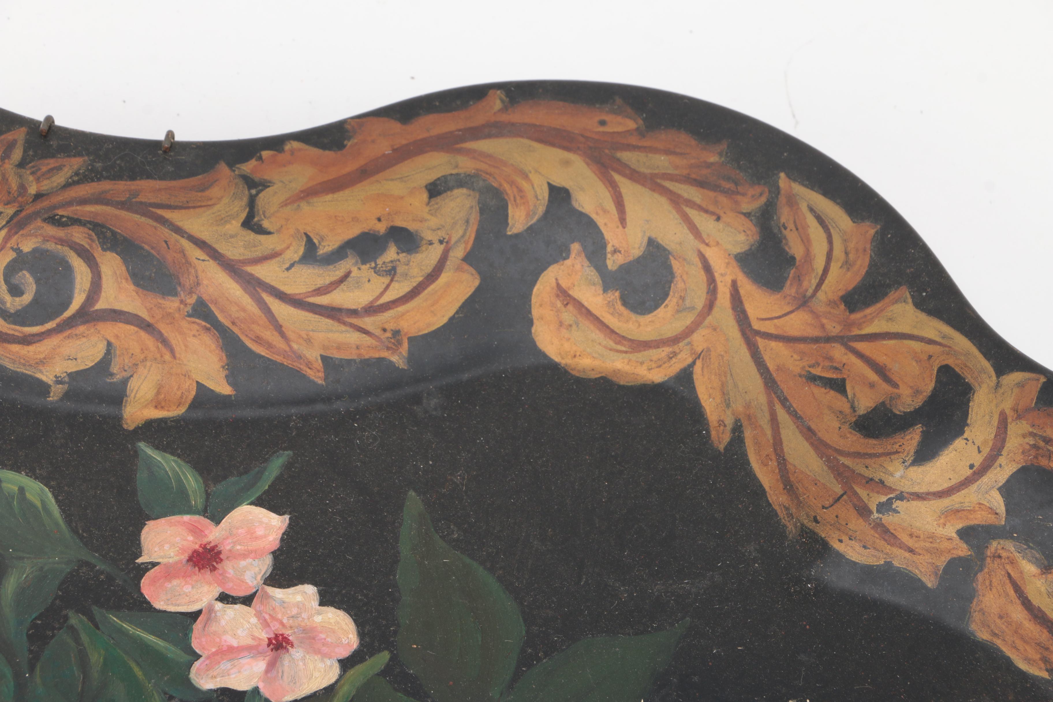 Vintage Hand Painted Tole Tray