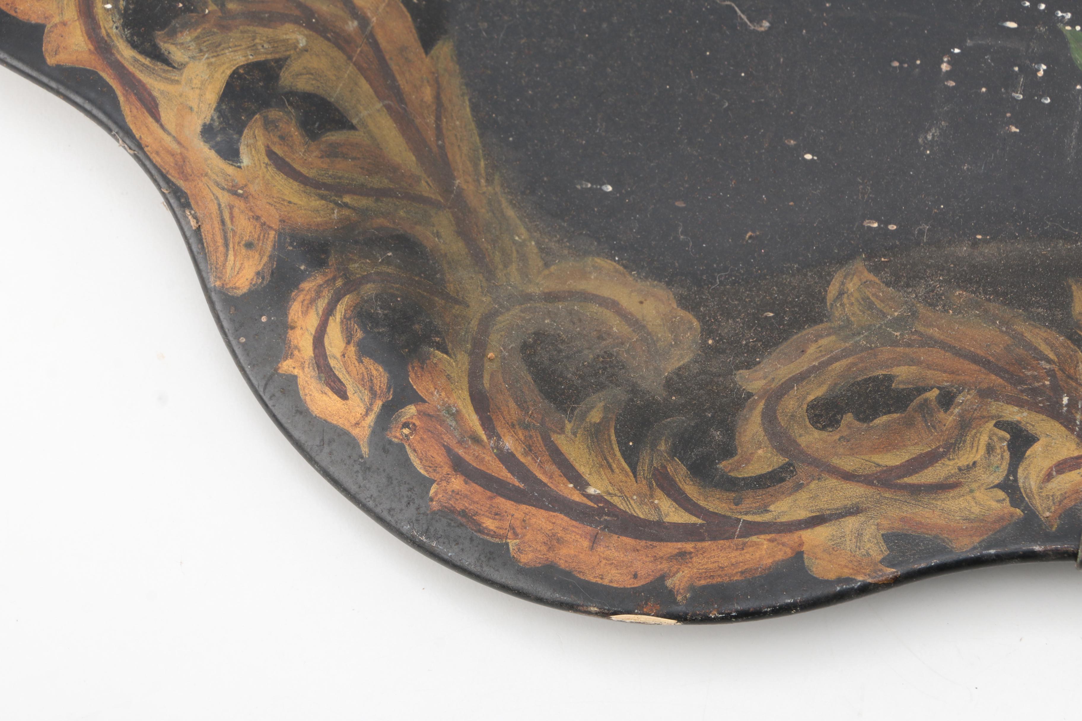 Vintage Hand Painted Tole Tray