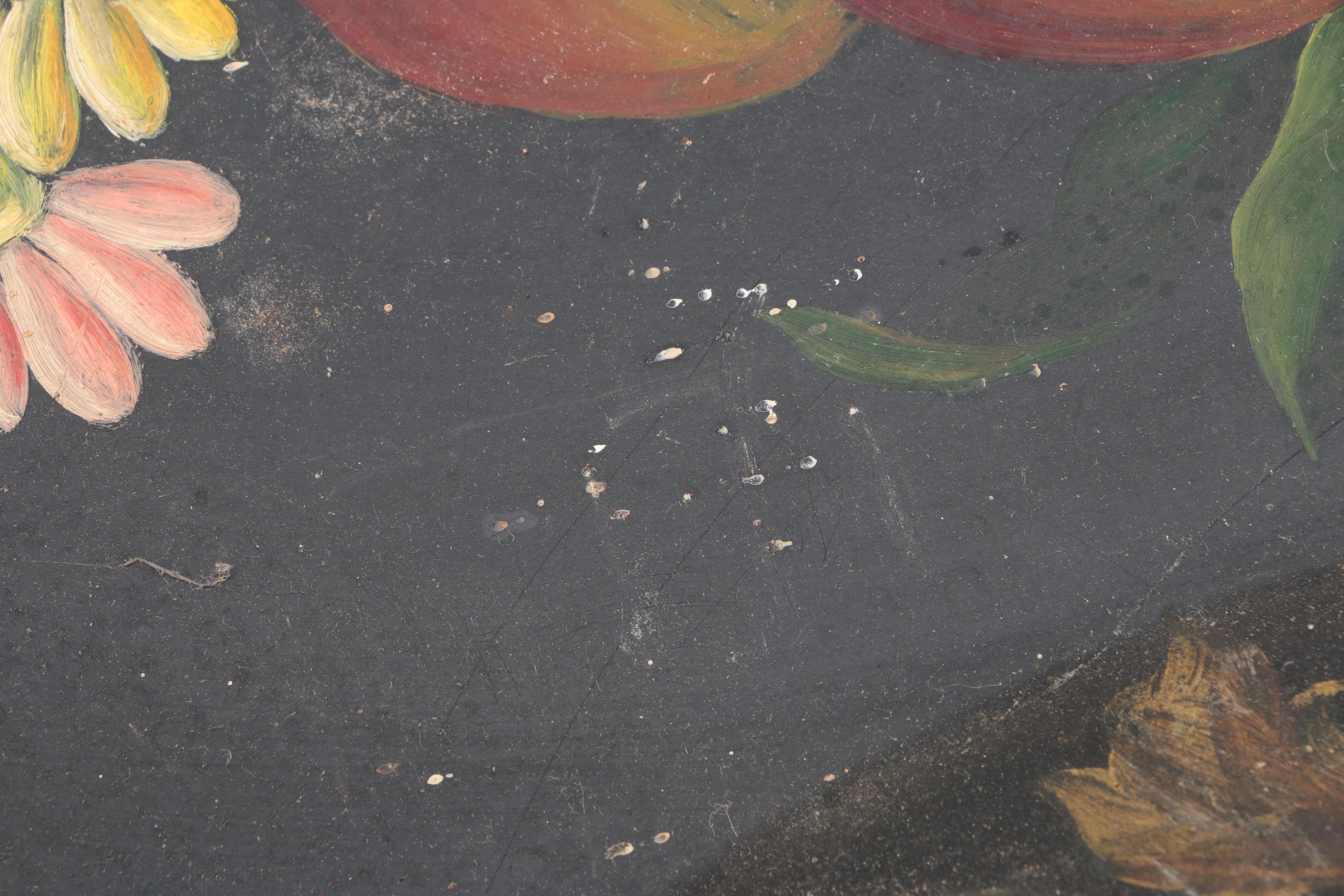 Vintage Hand Painted Tole Tray