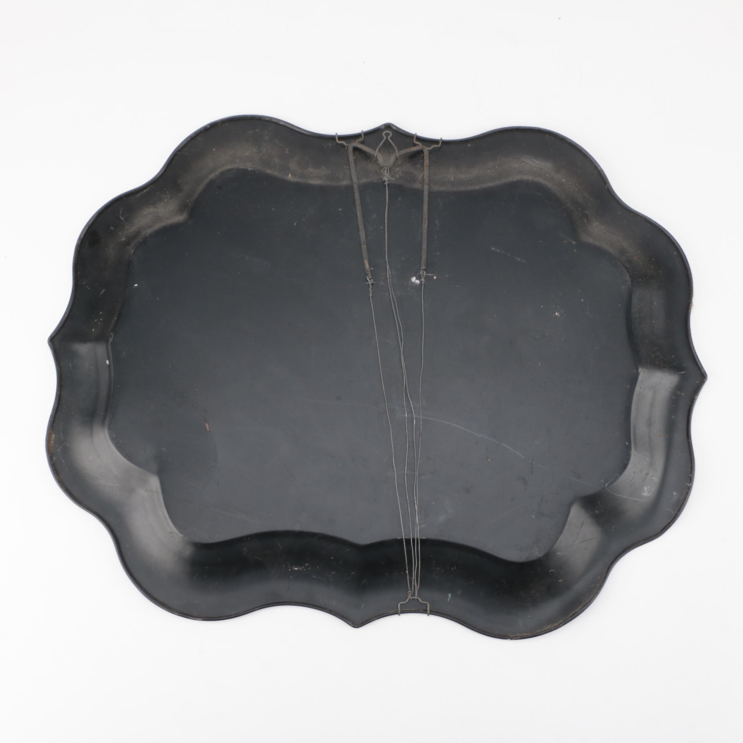 Vintage Hand Painted Tole Tray