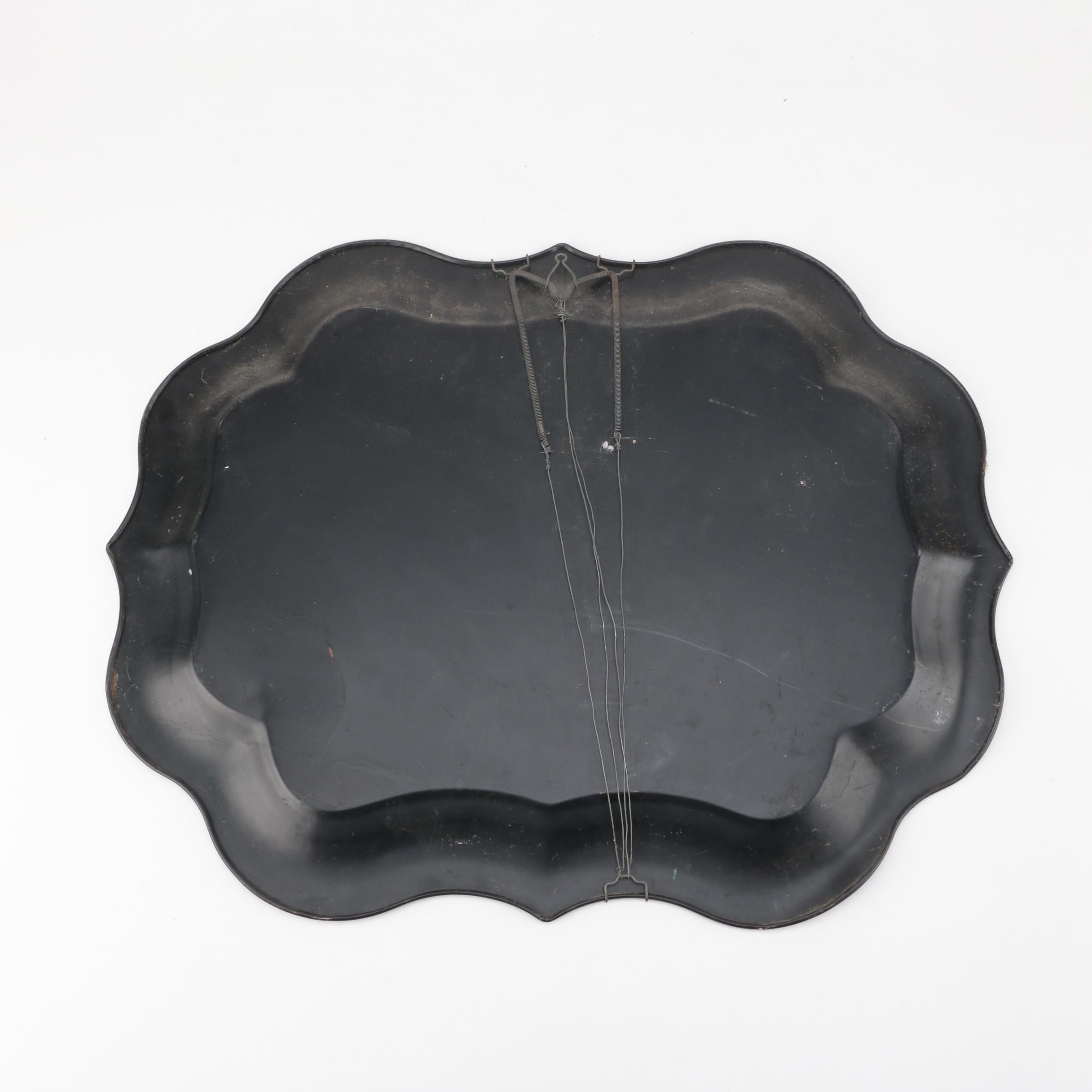 Vintage Hand Painted Tole Tray