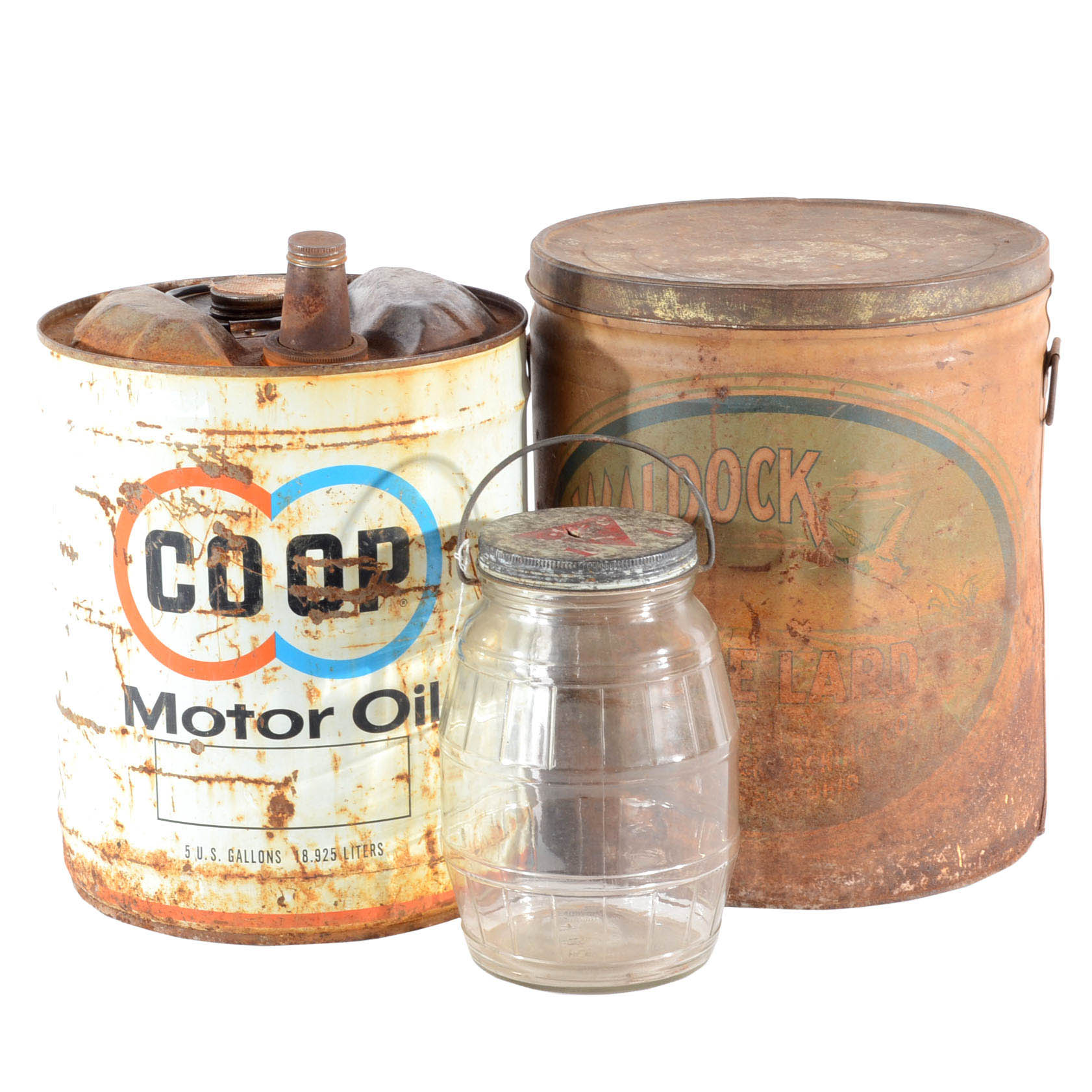 Collectible Vintage Motor Oil Cans
