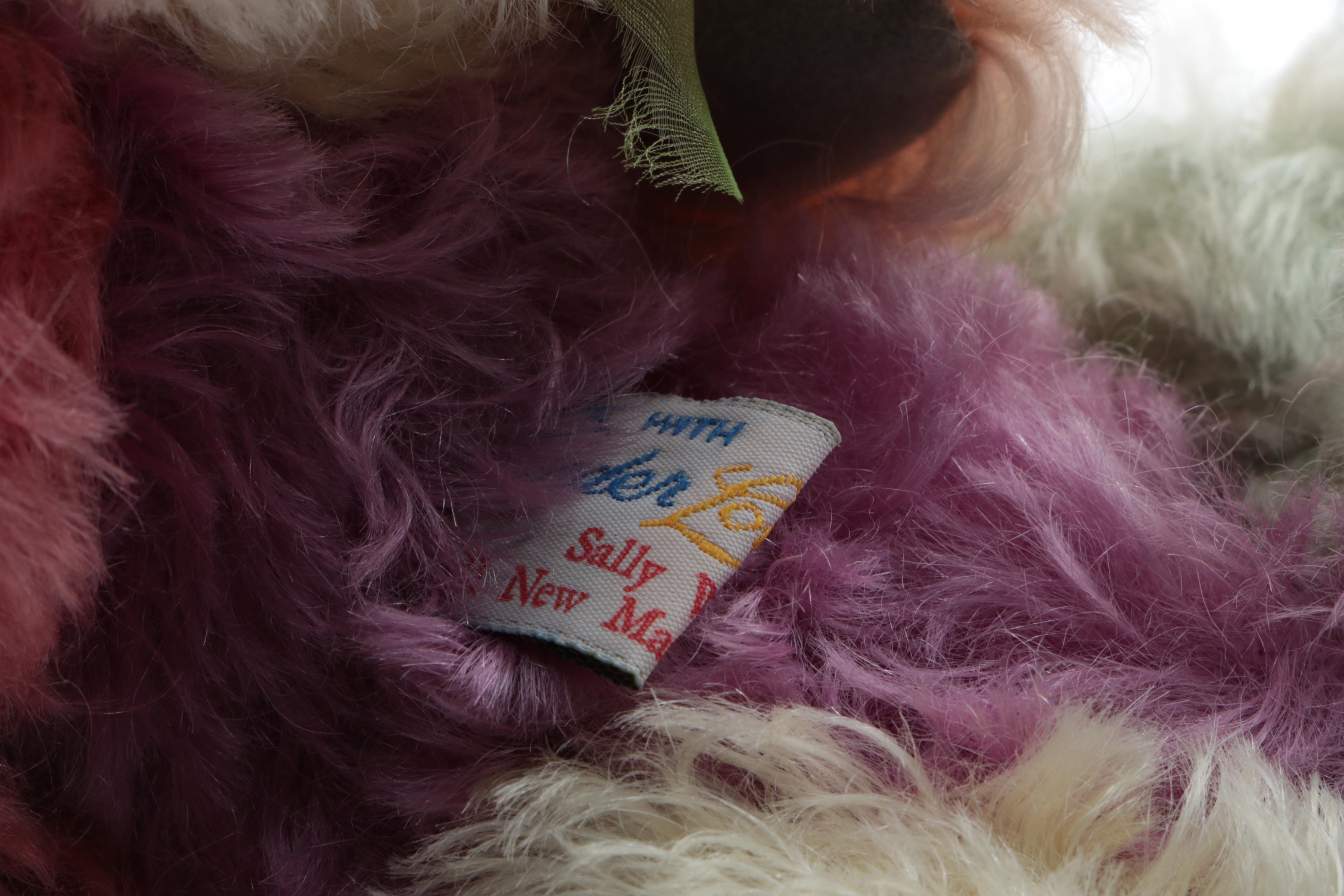 Russ and Winey Bears Signed Tie Dye Teddy Bears