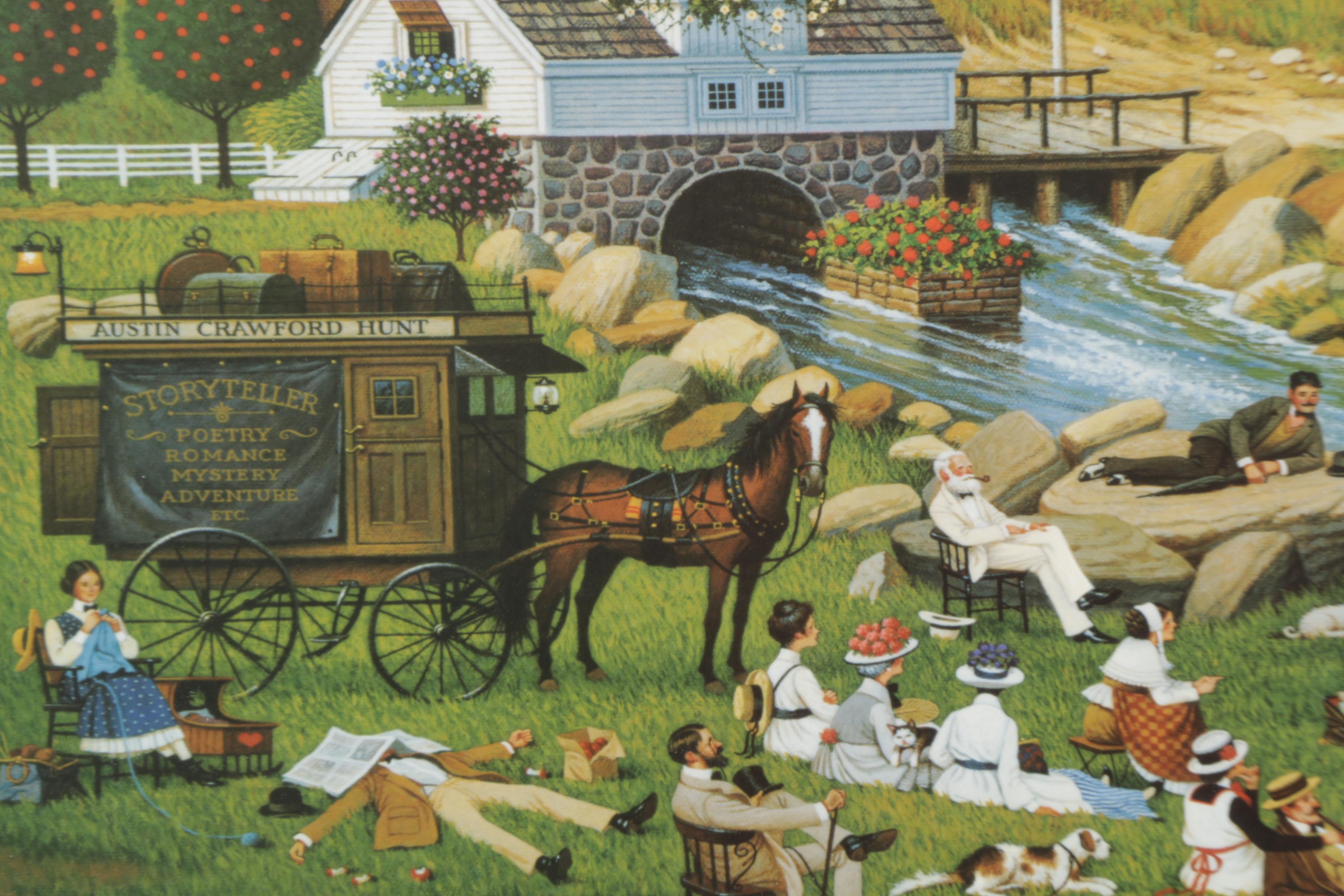 Charles Wysocki Limited Edition "Hound of the Baskervilles" Offset Lithograph