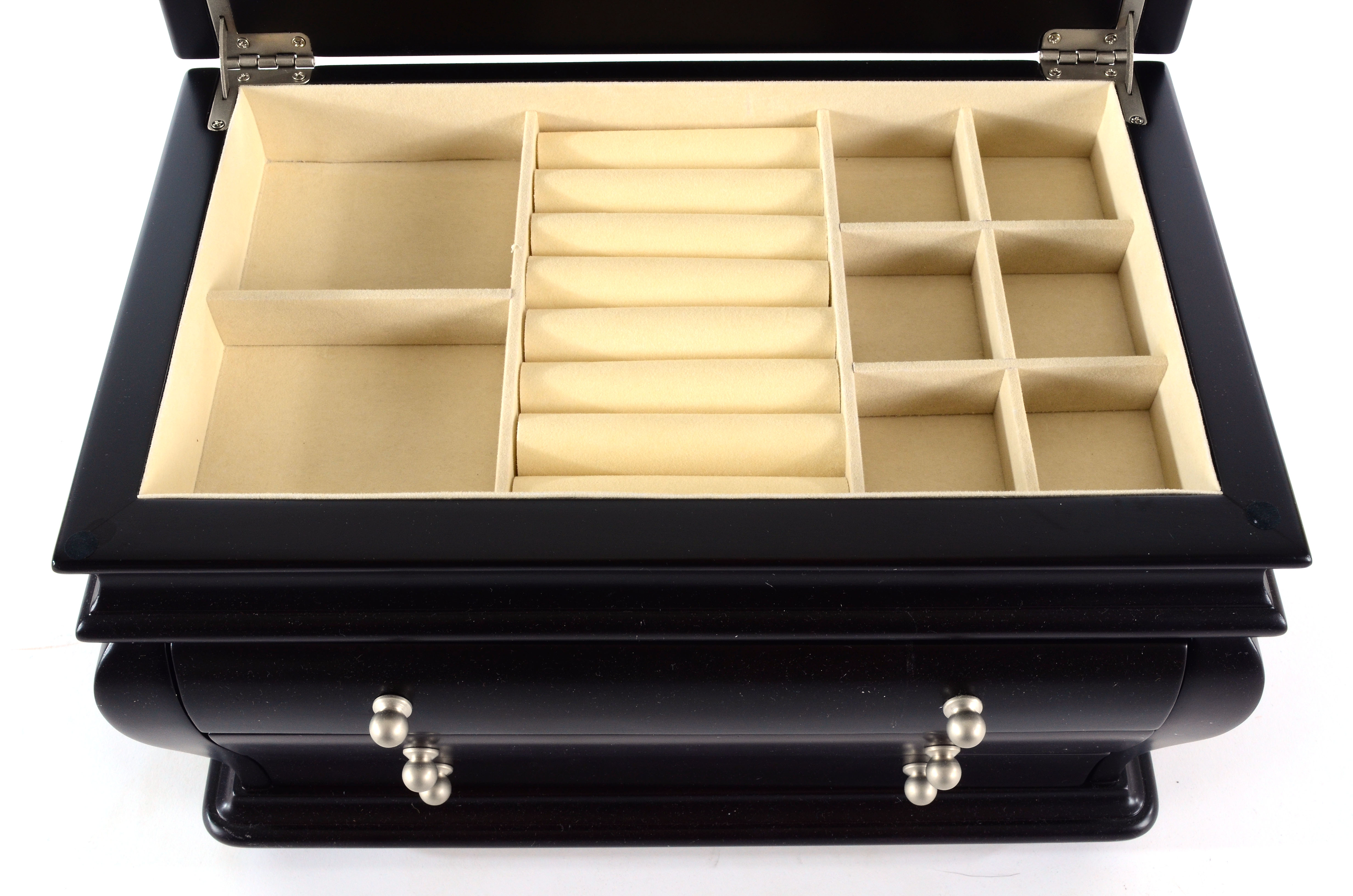 Black Wood "Things Remembered" Jewelry Box