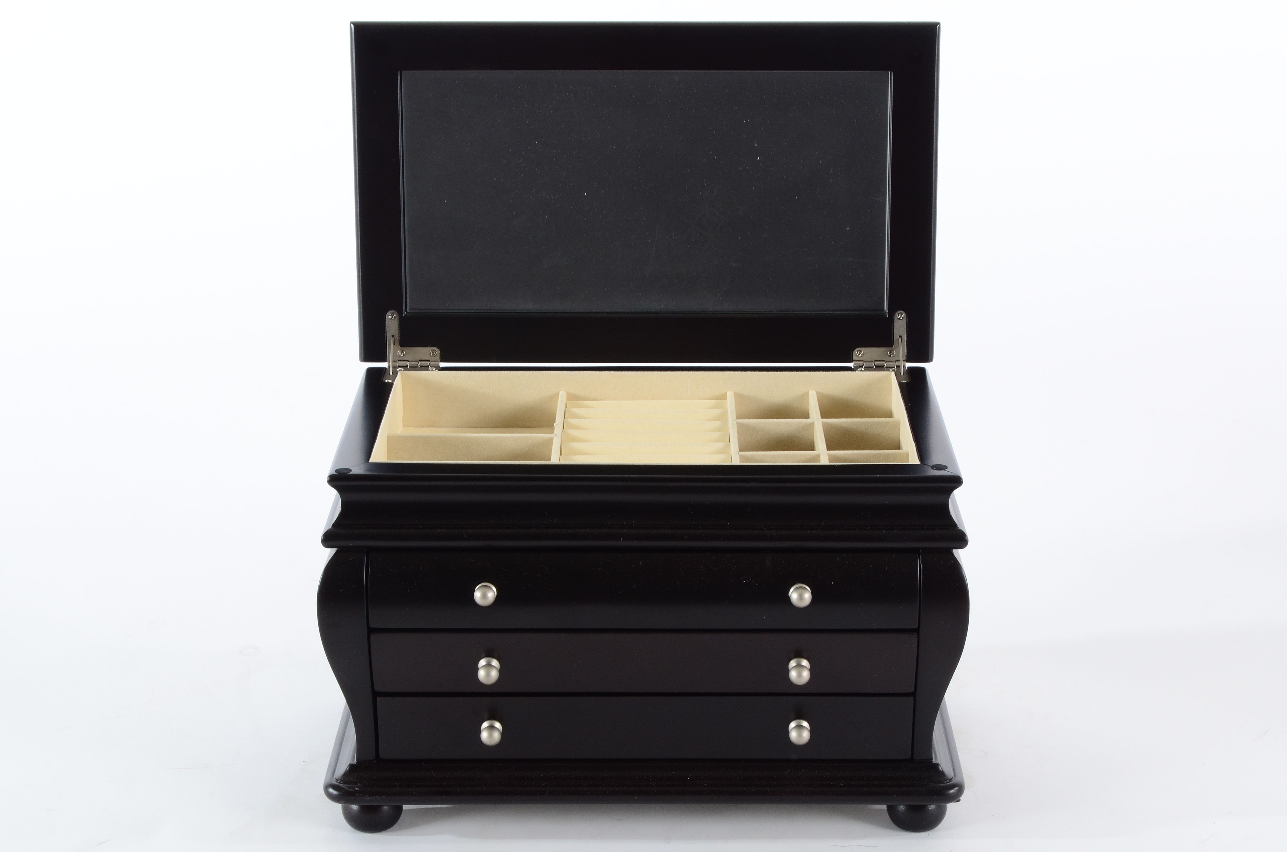Black Wood "Things Remembered" Jewelry Box