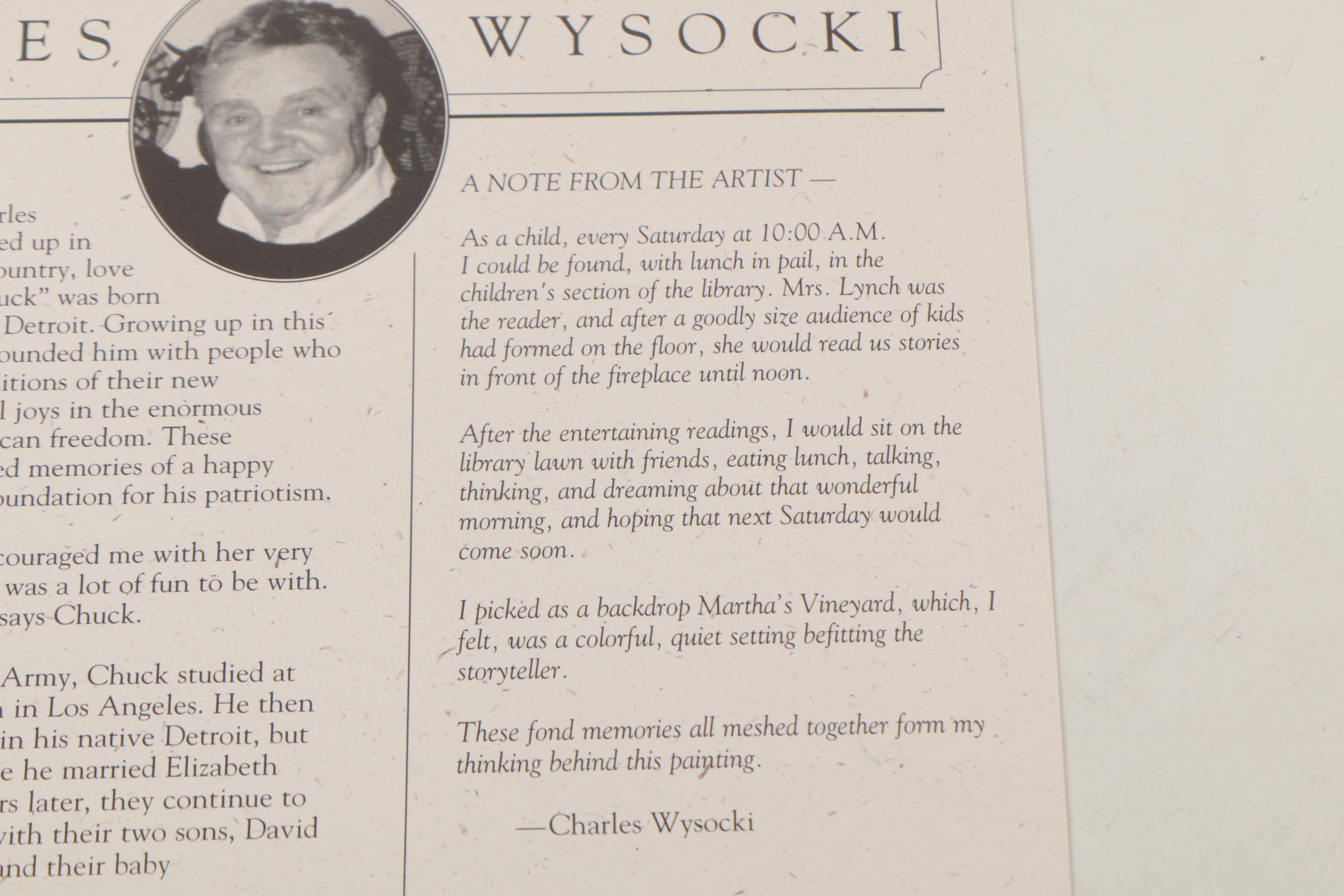 Charles Wysocki Limited Edition "Hound of the Baskervilles" Offset Lithograph