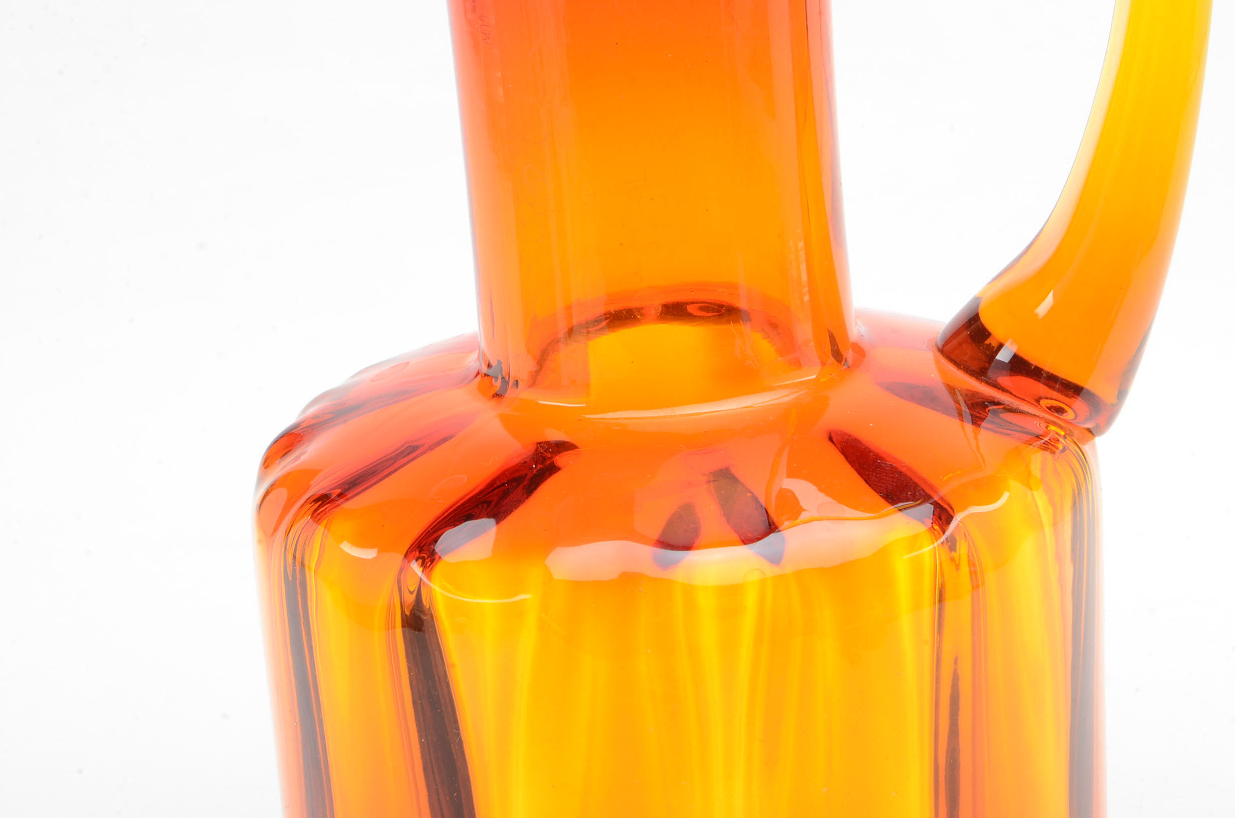Blenko Amberina Style Pitcher
