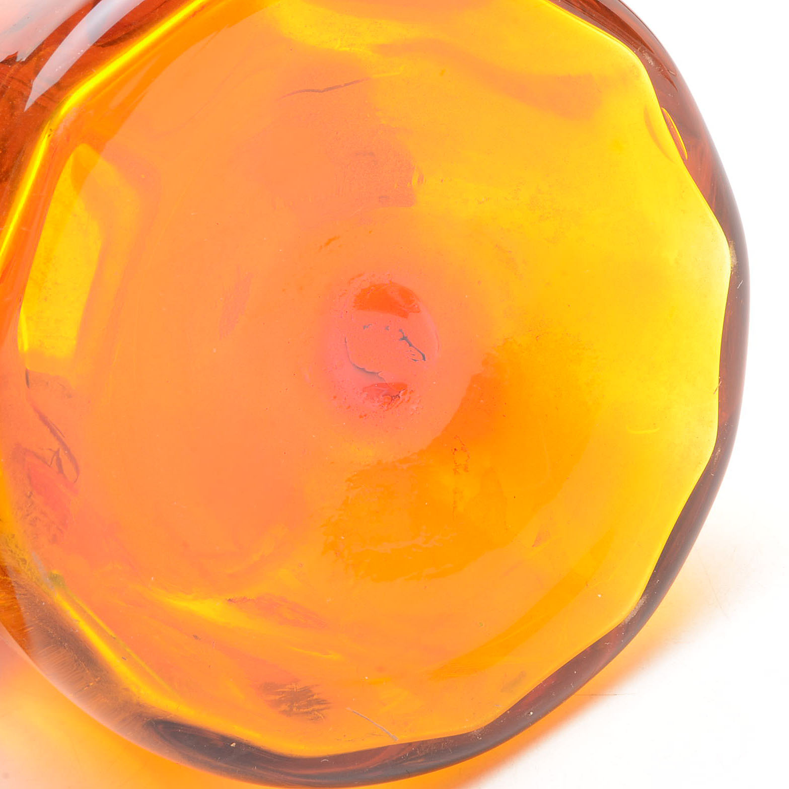 Blenko Amberina Style Pitcher