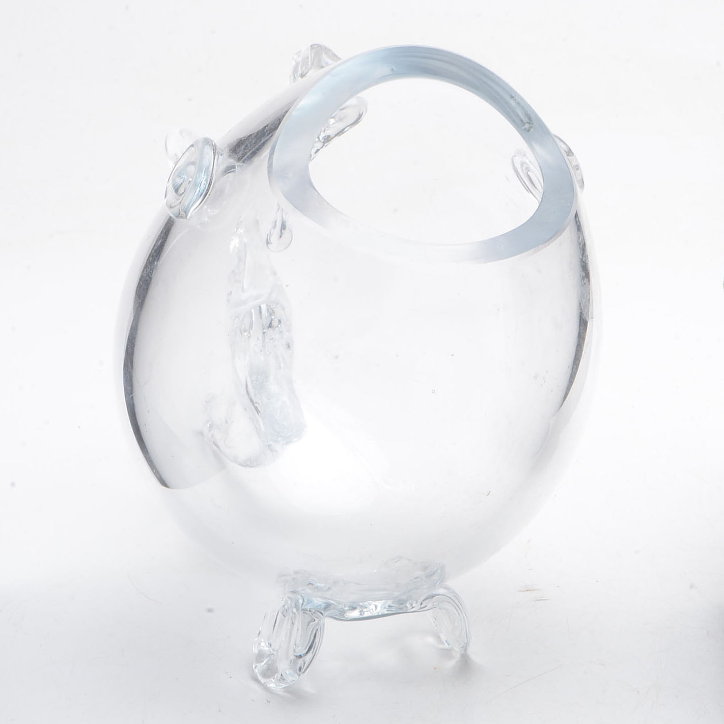 Vintage Blenko Glass Fish Vase