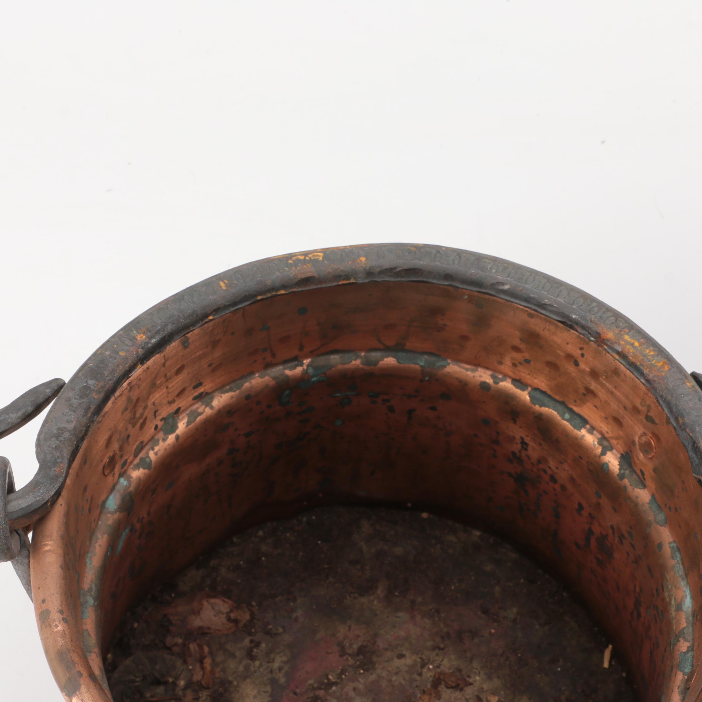 Copper Pots and Pitcher