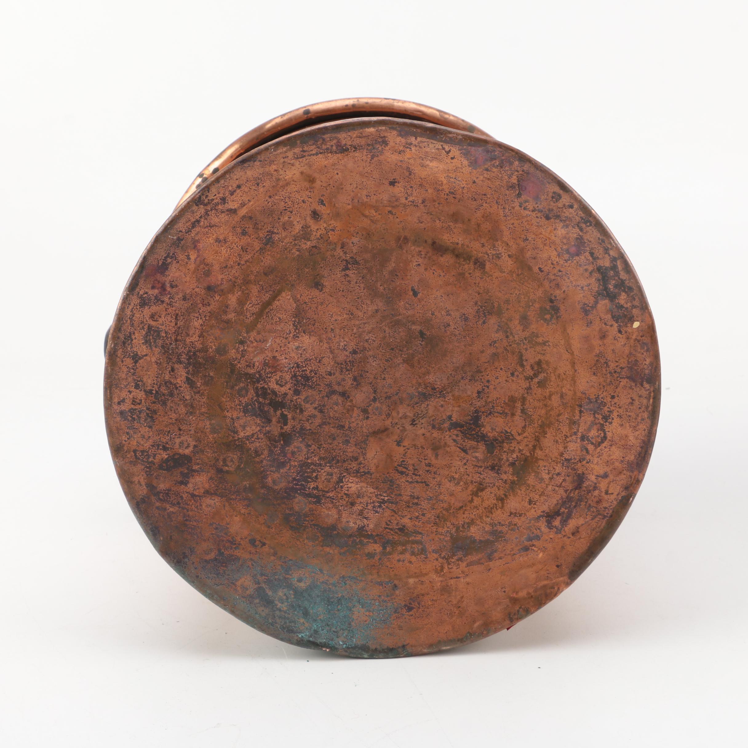 Copper Pots and Pitcher