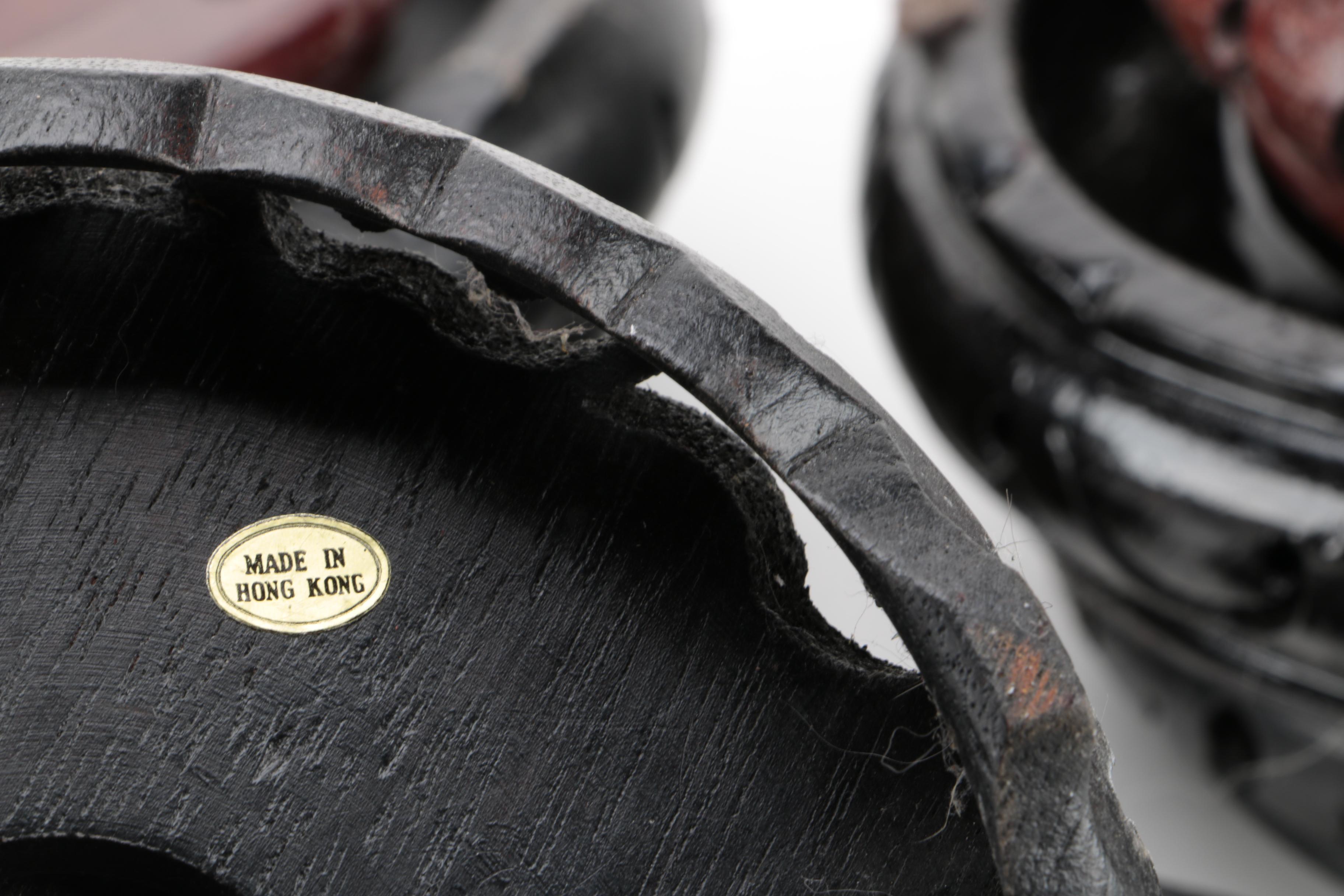 Assortment of Wooden Pottery Stands