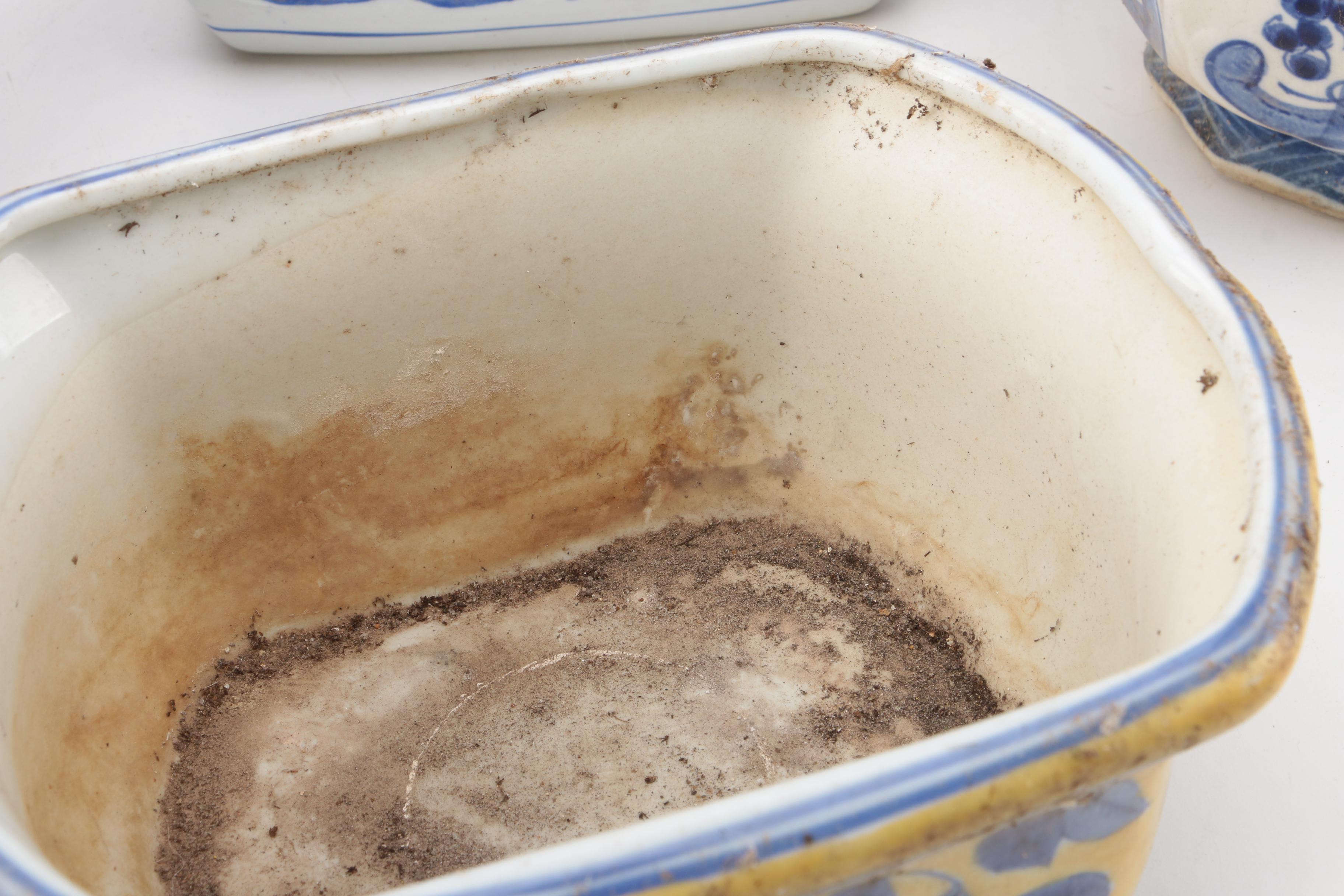 Ceramic Floral Motif Pots