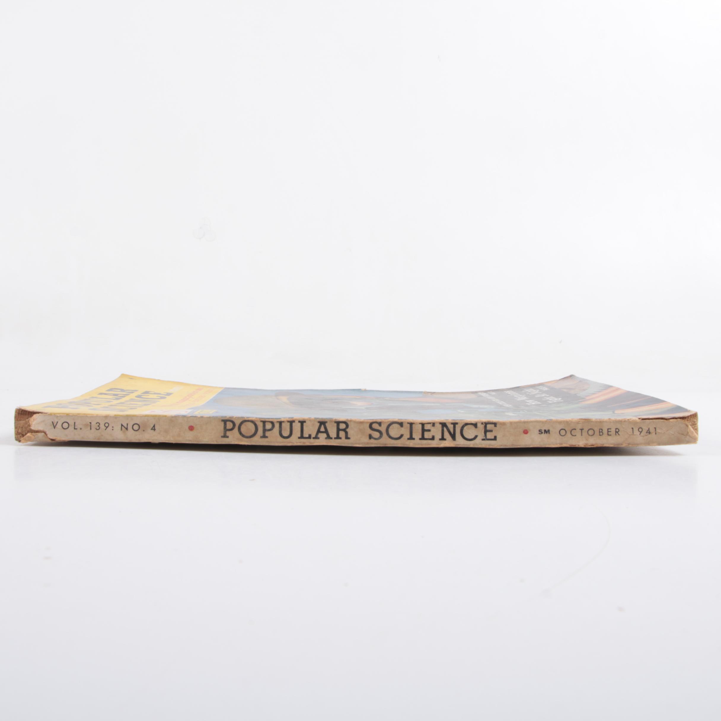 1939-1942 Issues of "Popular Science" Magazine