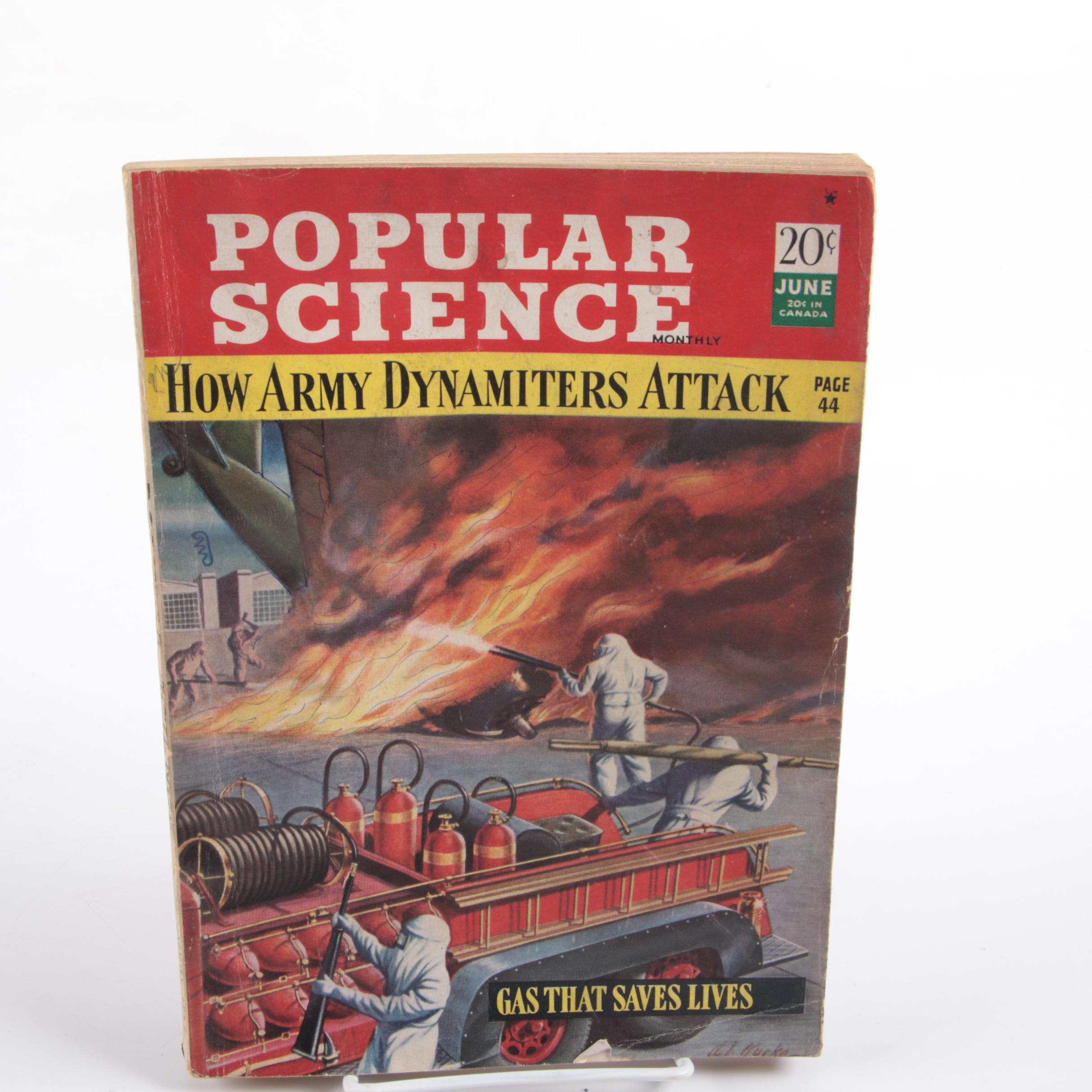 1939-1942 Issues of "Popular Science" Magazine