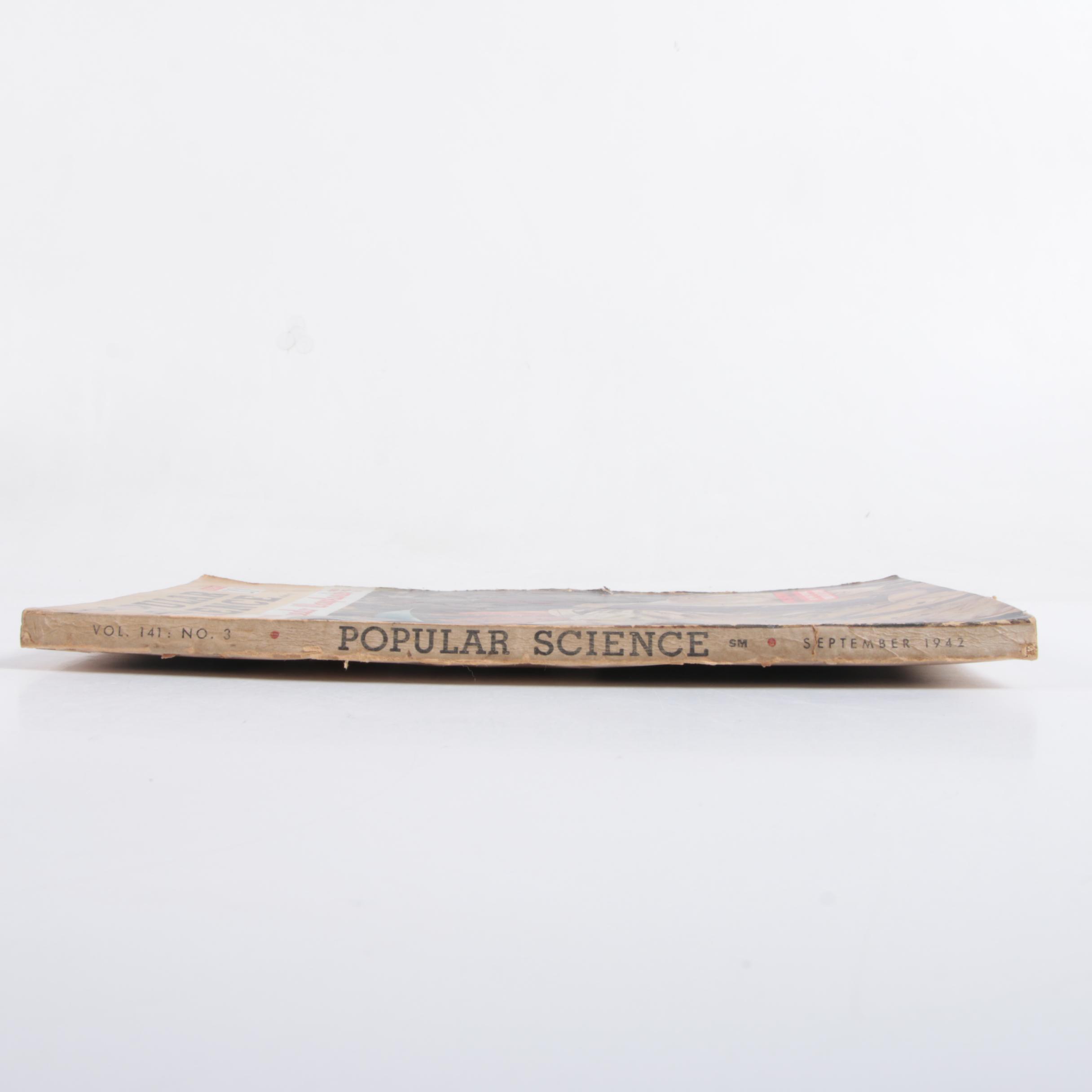 1939-1942 Issues of "Popular Science" Magazine