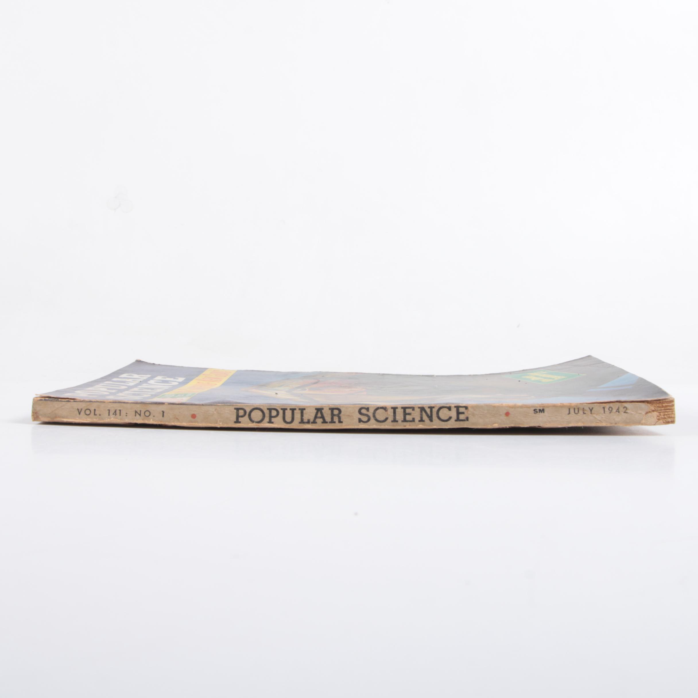 1939-1942 Issues of "Popular Science" Magazine