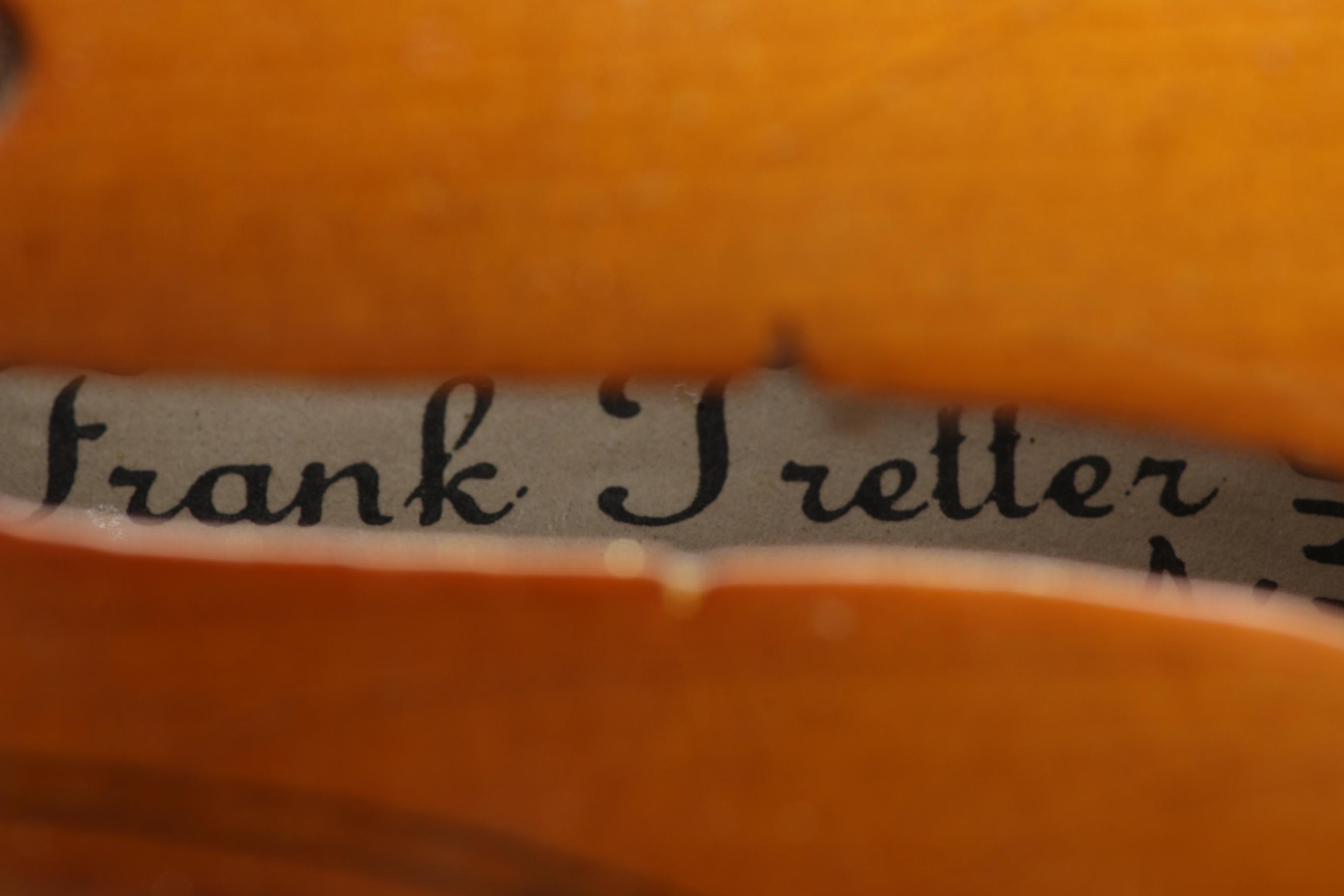 Vintage Frank Tretter Violin Outfit