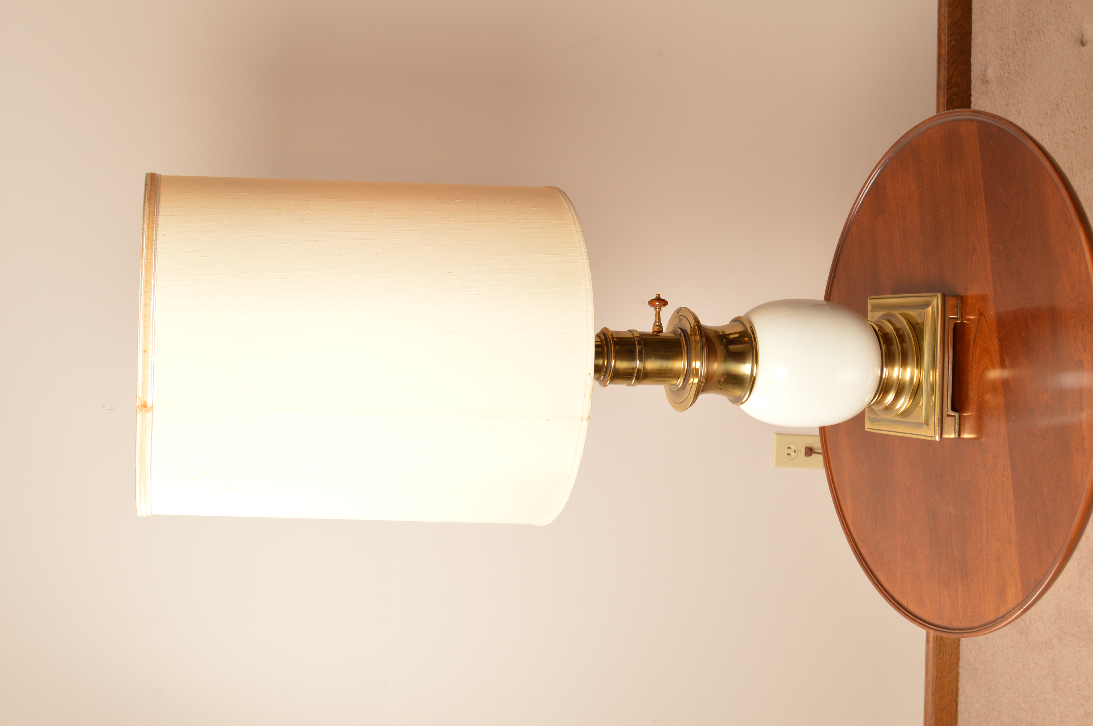 Vintage Brass and Ceramic Table Lamp