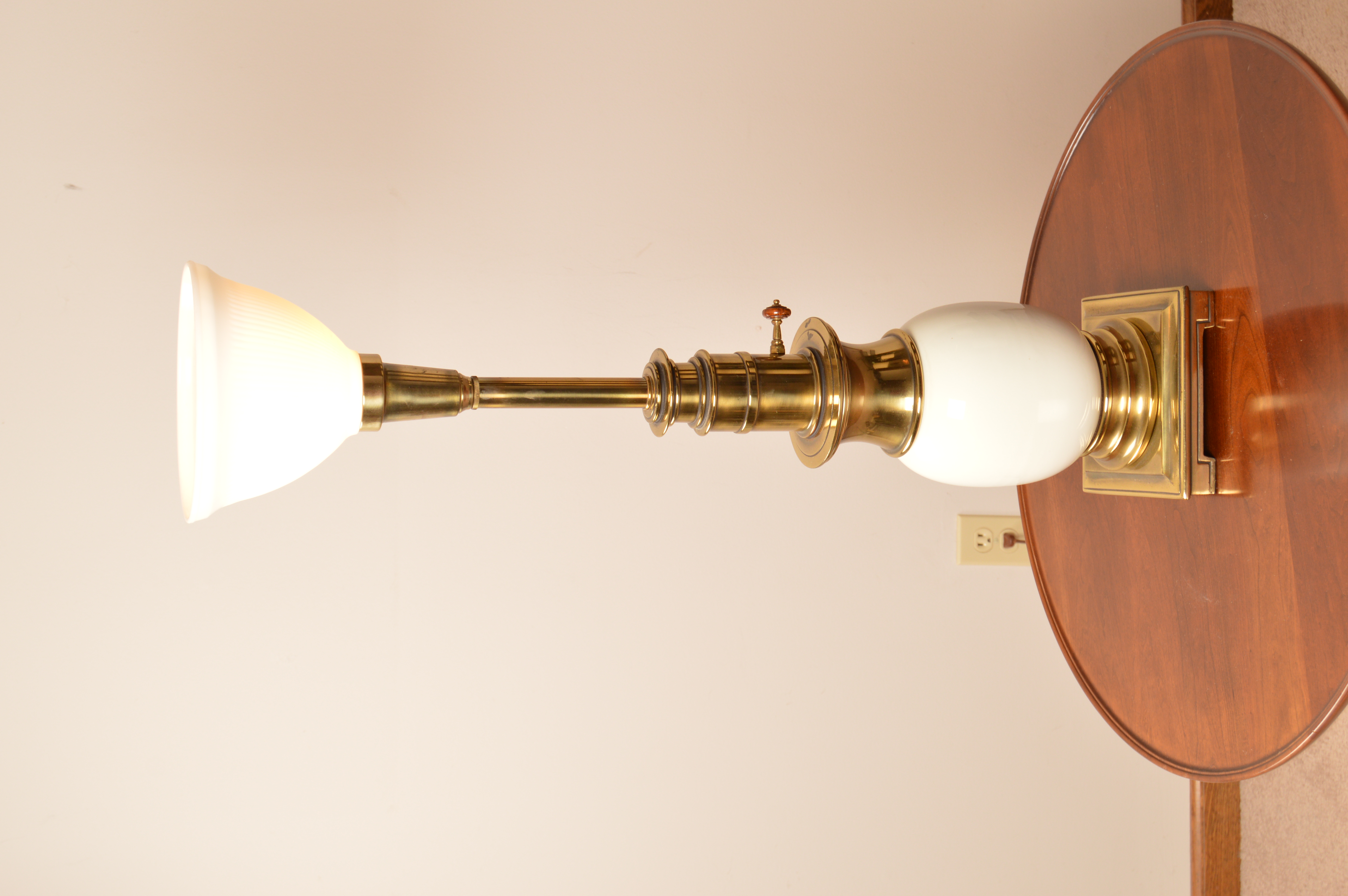 Vintage Brass and Ceramic Table Lamp