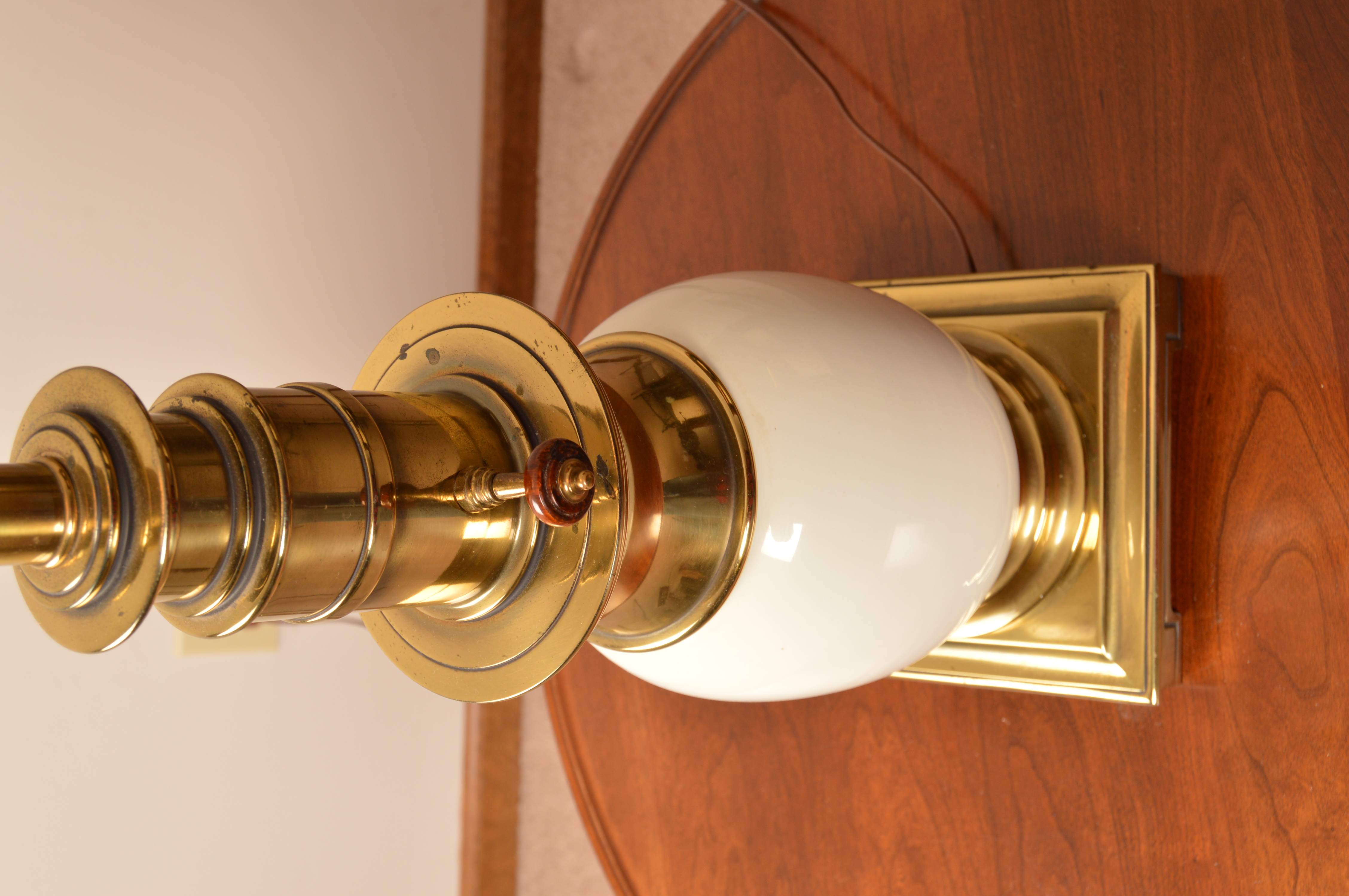 Vintage Brass and Ceramic Table Lamp