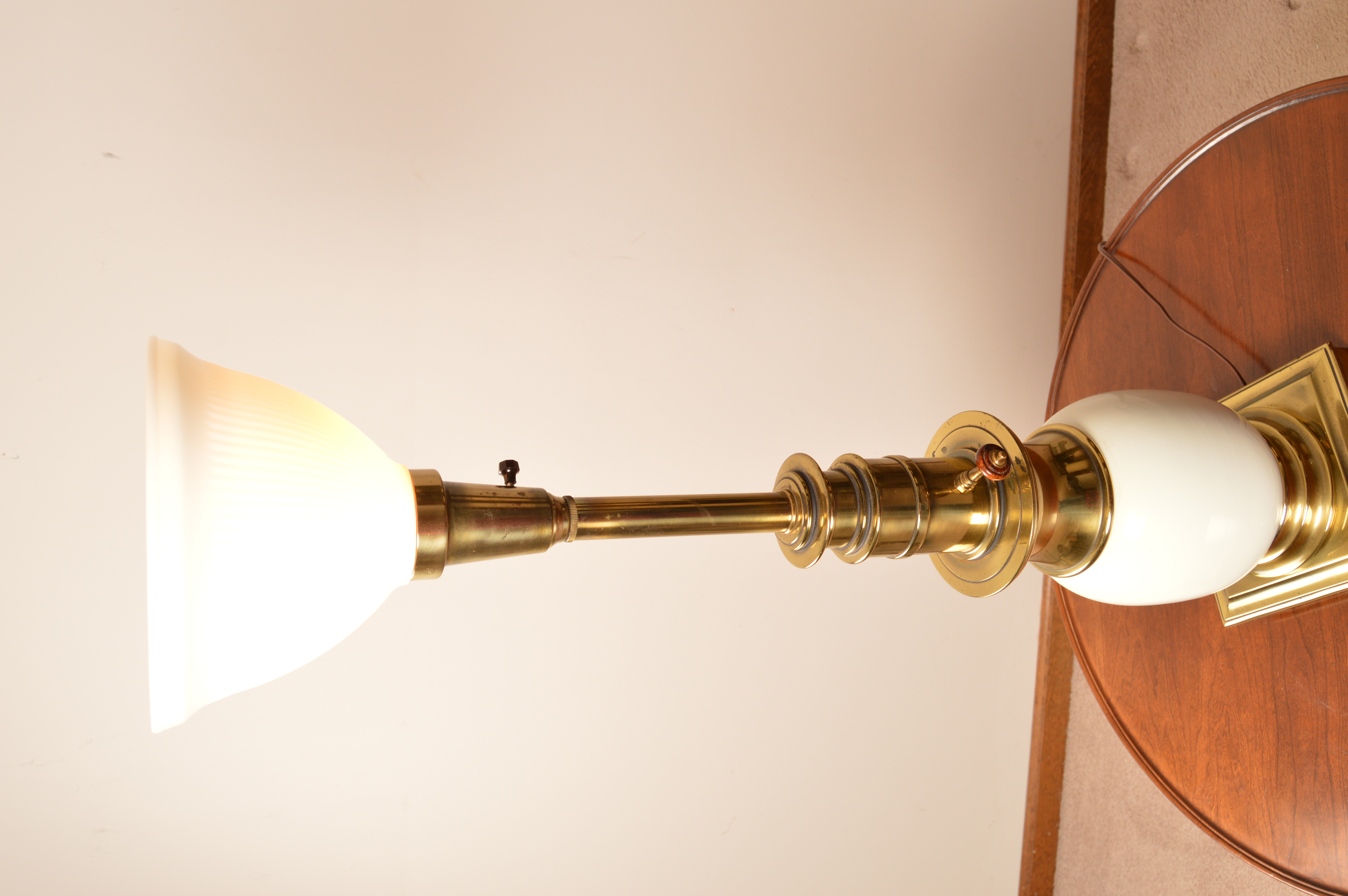 Vintage Brass and Ceramic Table Lamp