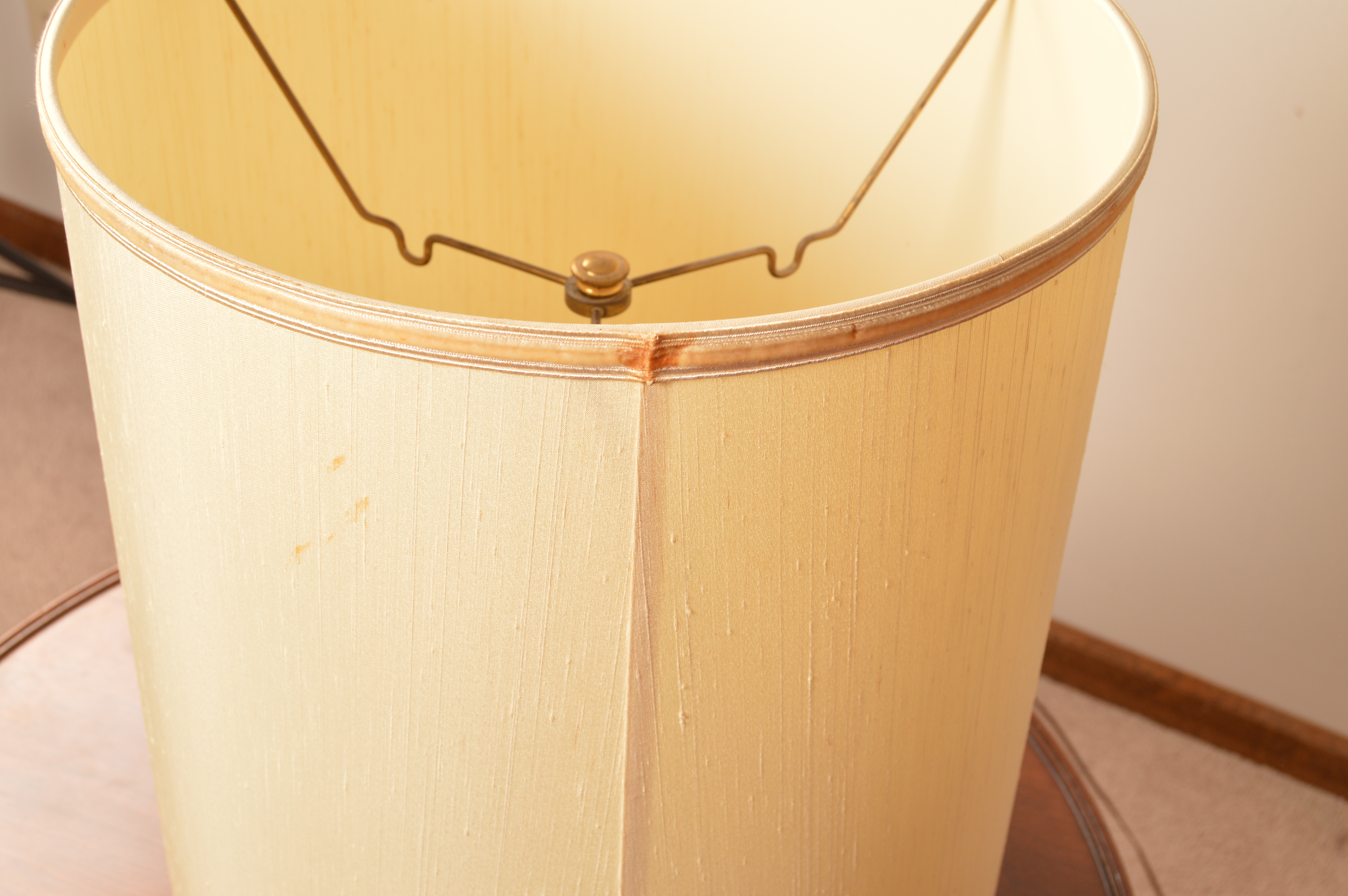 Vintage Brass and Ceramic Table Lamp