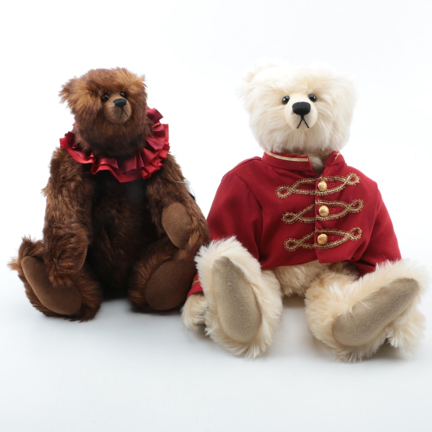 Cotswold Circus Collection "Barnum" and "Coco" Teddy Bears
