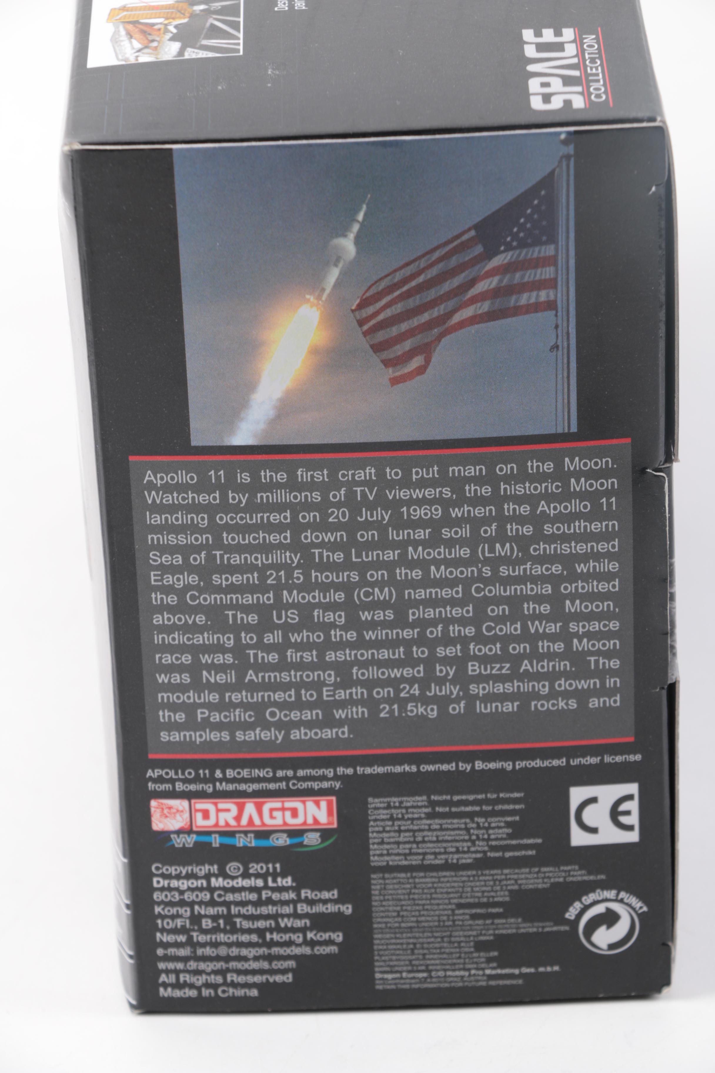 Apollo 11 Precision 1:72 Scale Model by Dragon Models Ltd.