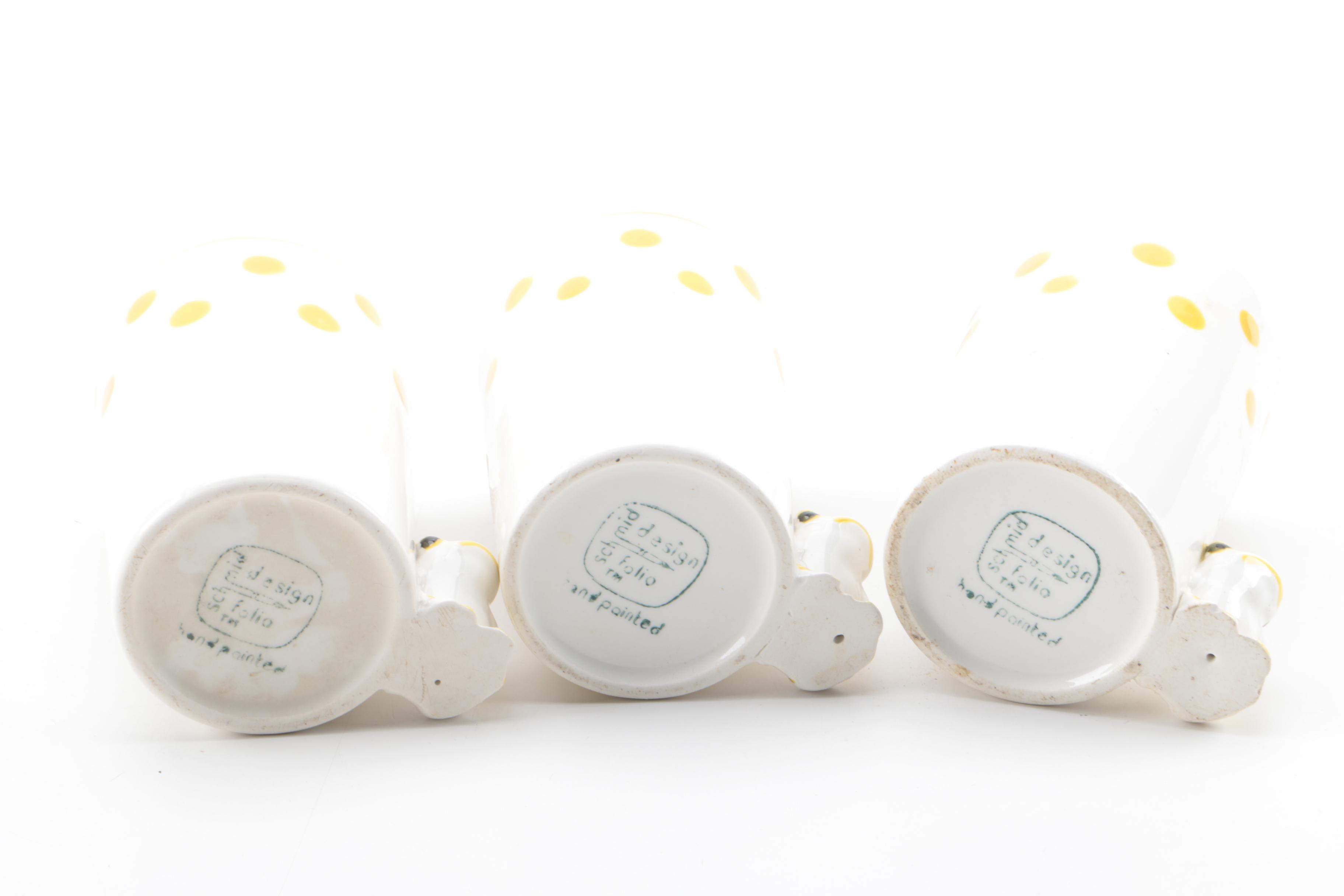 Metal Teapots and Ceramic Cups