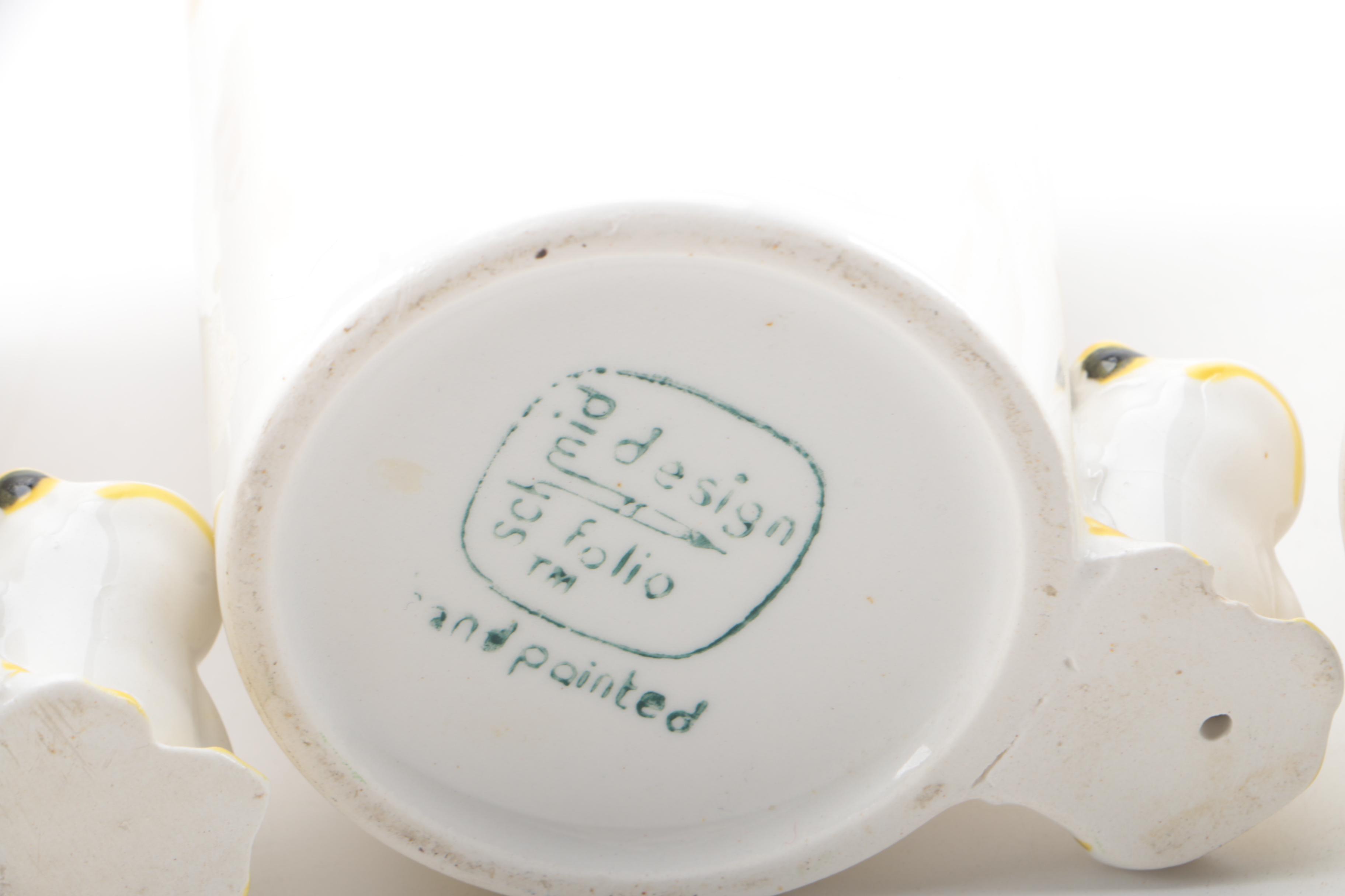 Metal Teapots and Ceramic Cups