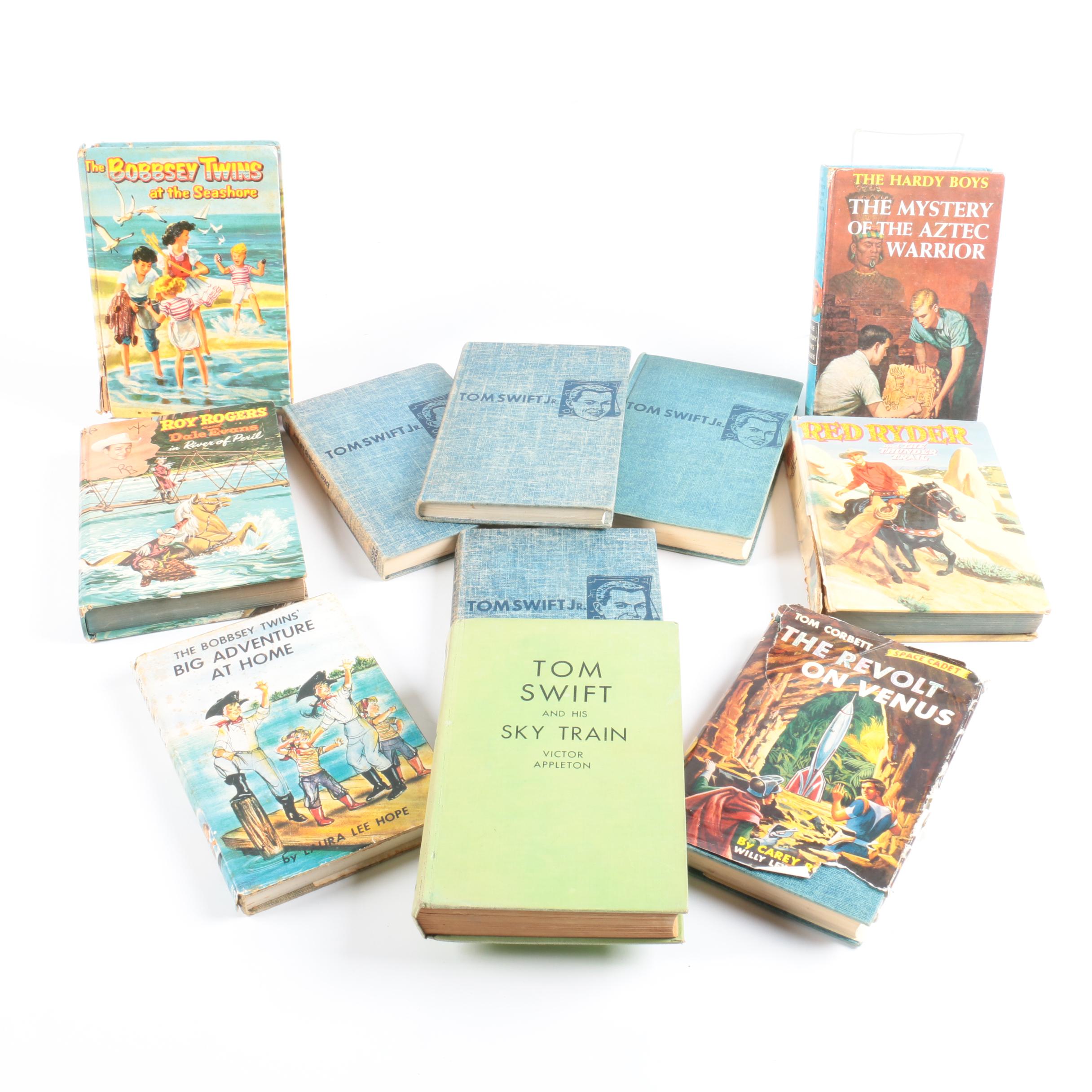 Vintage Books Including "The Hardy Boys" and "Tom Swift Jr."