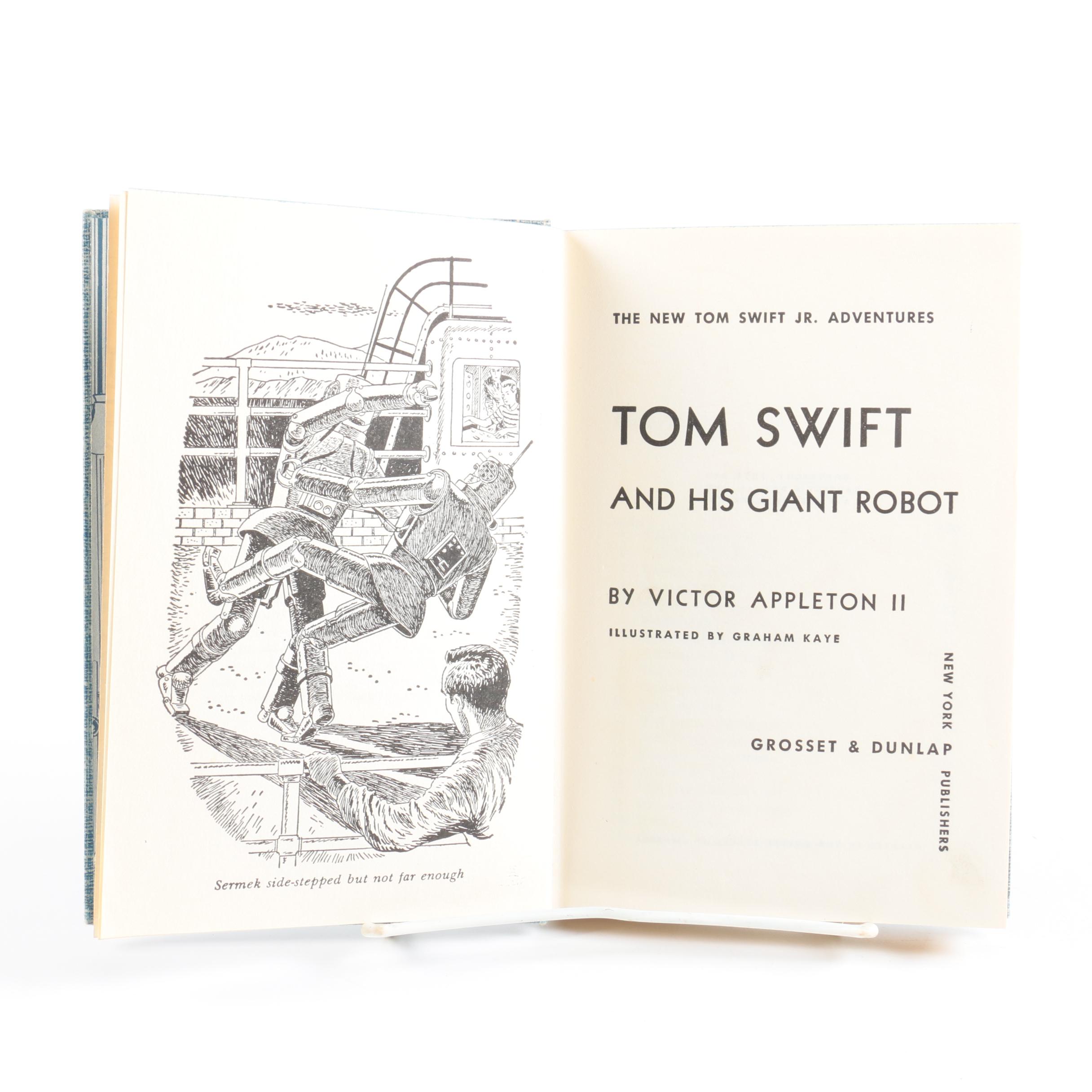 Vintage Books Including "The Hardy Boys" and "Tom Swift Jr."