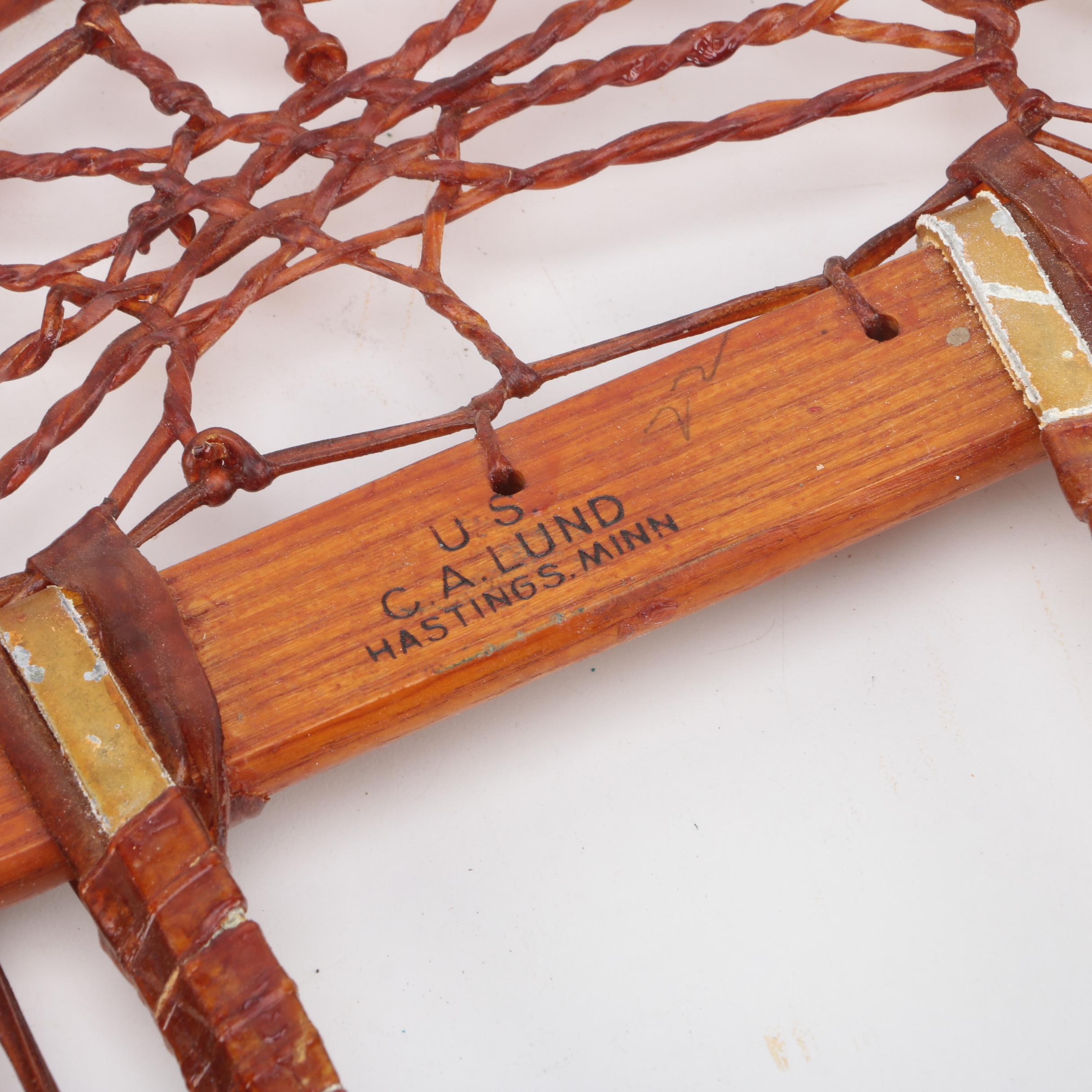Vintage C.A. Lund Snowshoes