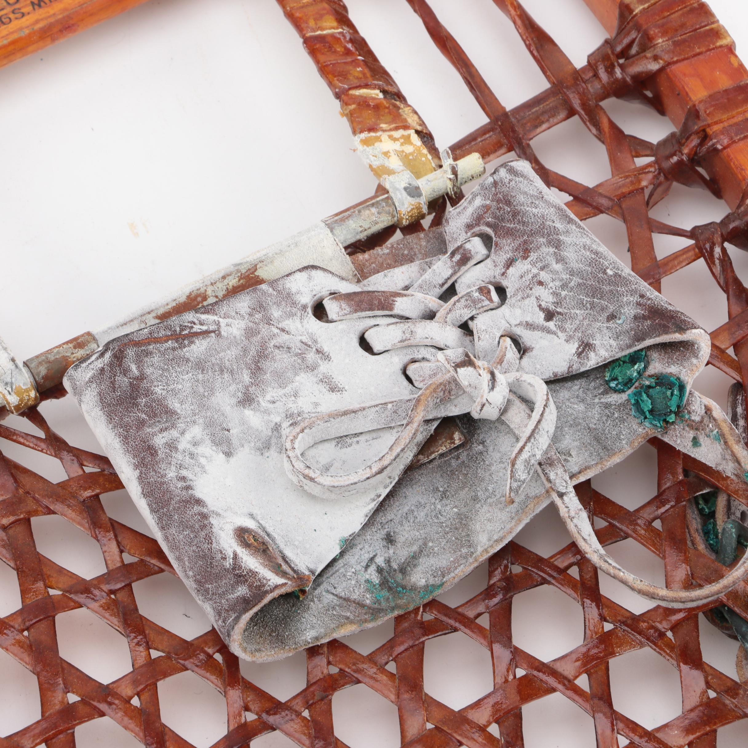 Vintage C.A. Lund Snowshoes