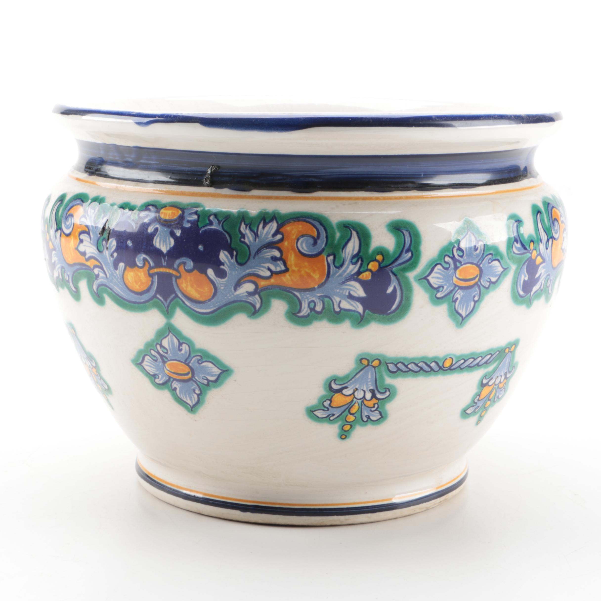 Facciolini Castelli Ceramic Jardinieire